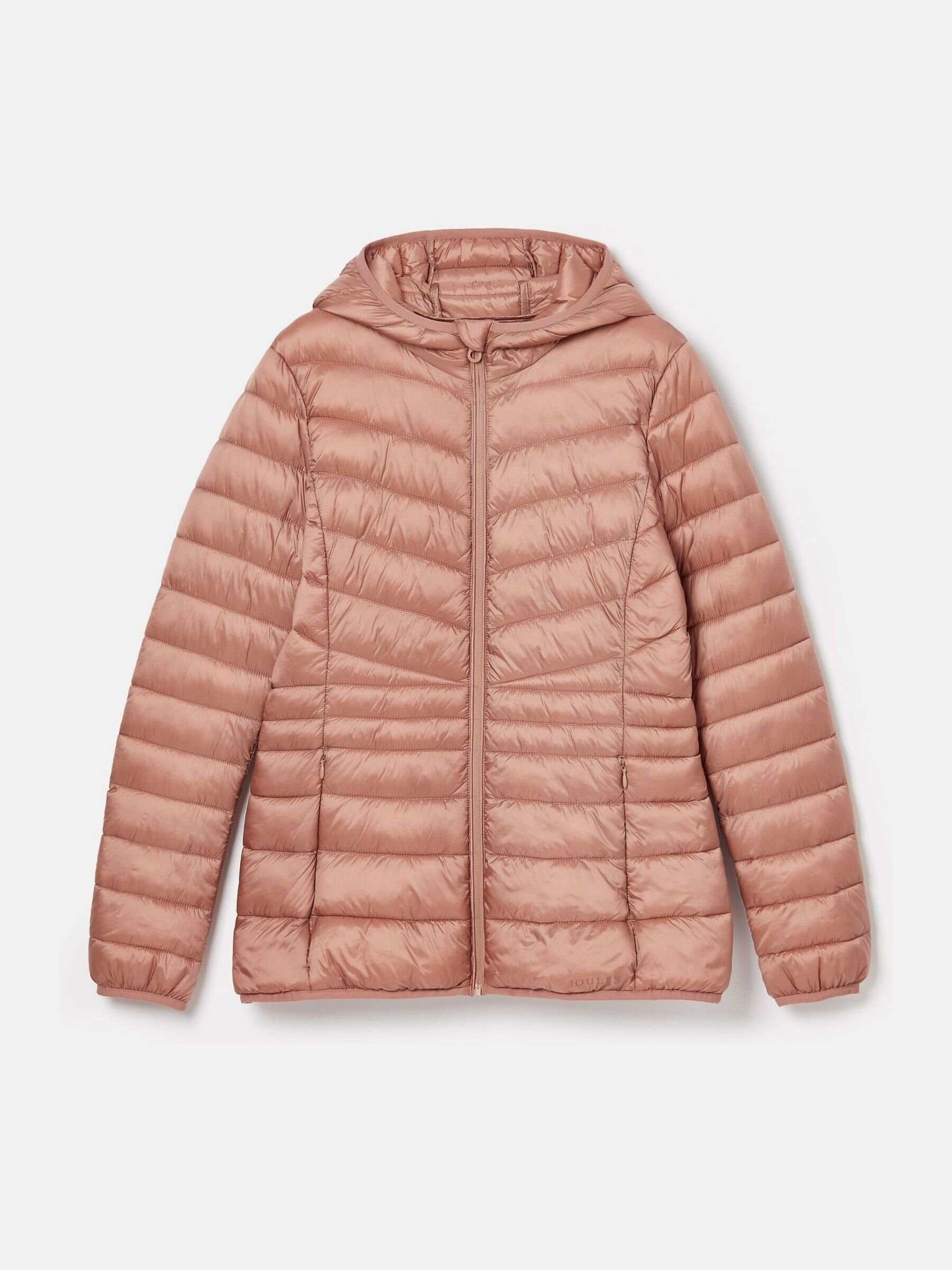 Kenley Pink Showerproof Padded Coat with Hood