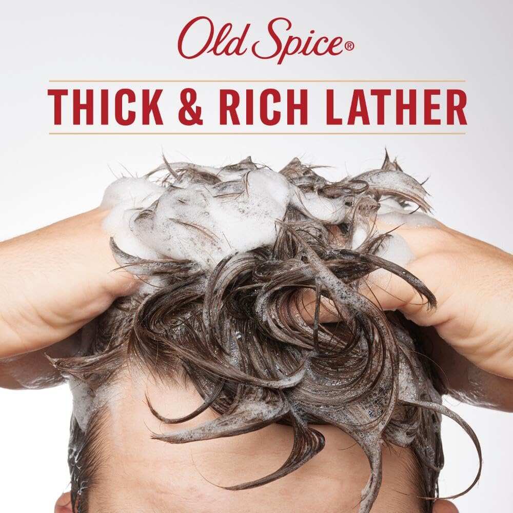Old Spice Men's 2-in-1 Shampoo and Conditioner, MambaKing, Twin Pack, 43.8 Fl Oz
