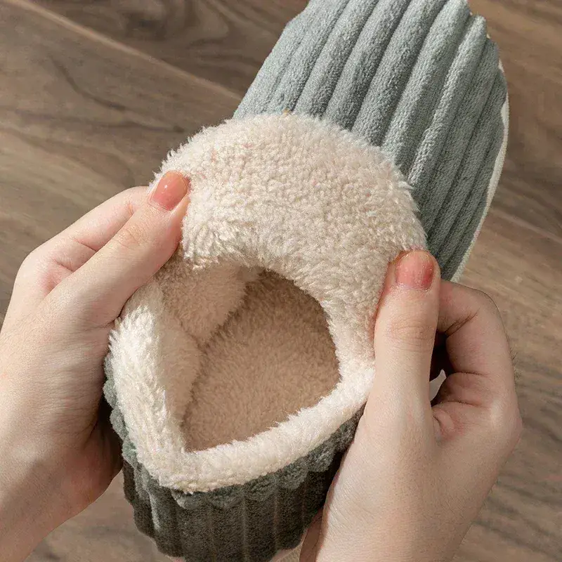 New Fur Slippers For Women Men Winter Furry Fashion Warm Ankles Plush Cozy Slides