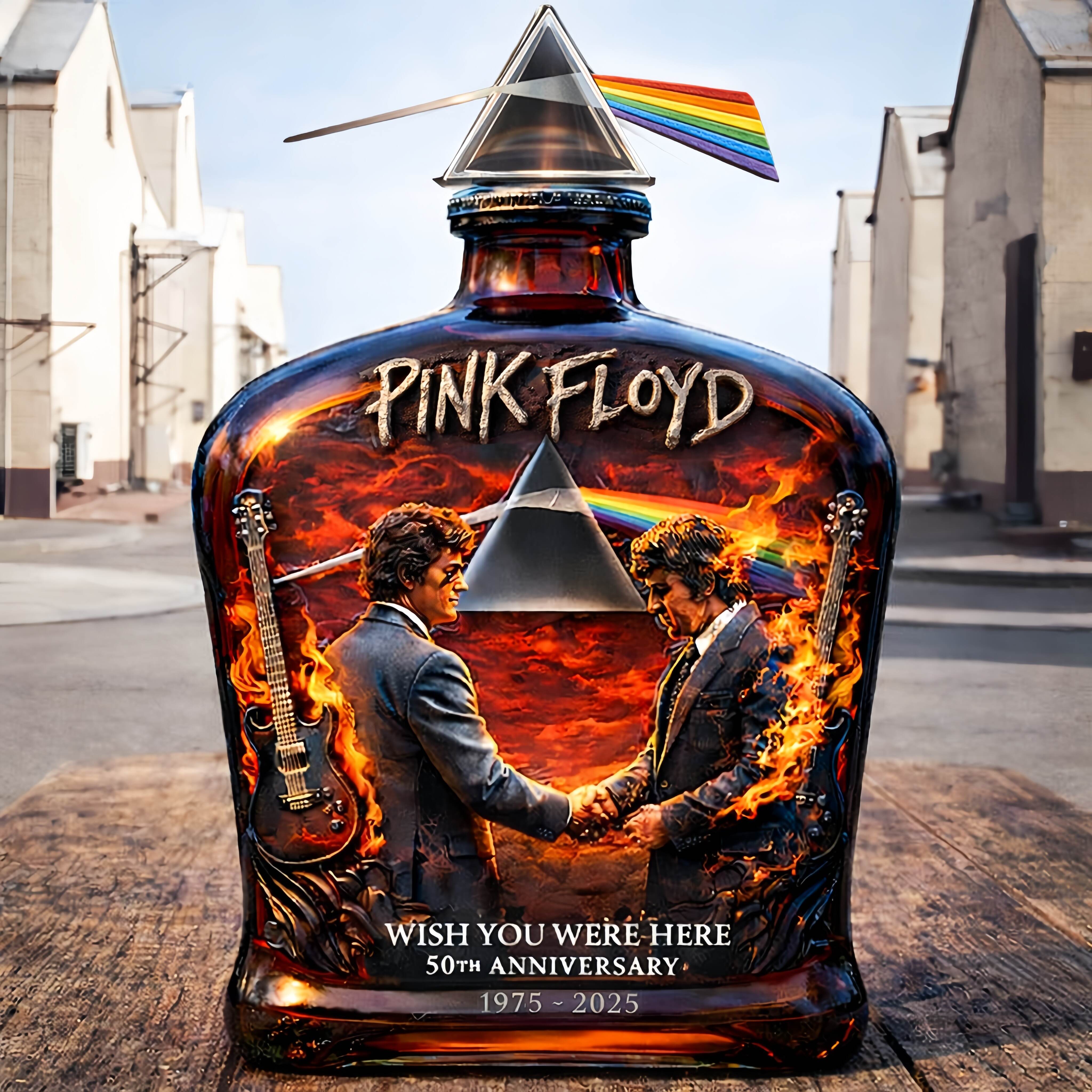 Pink Floyd - 'Wish You Were Here' 50th Anniversary Commemorative decanter