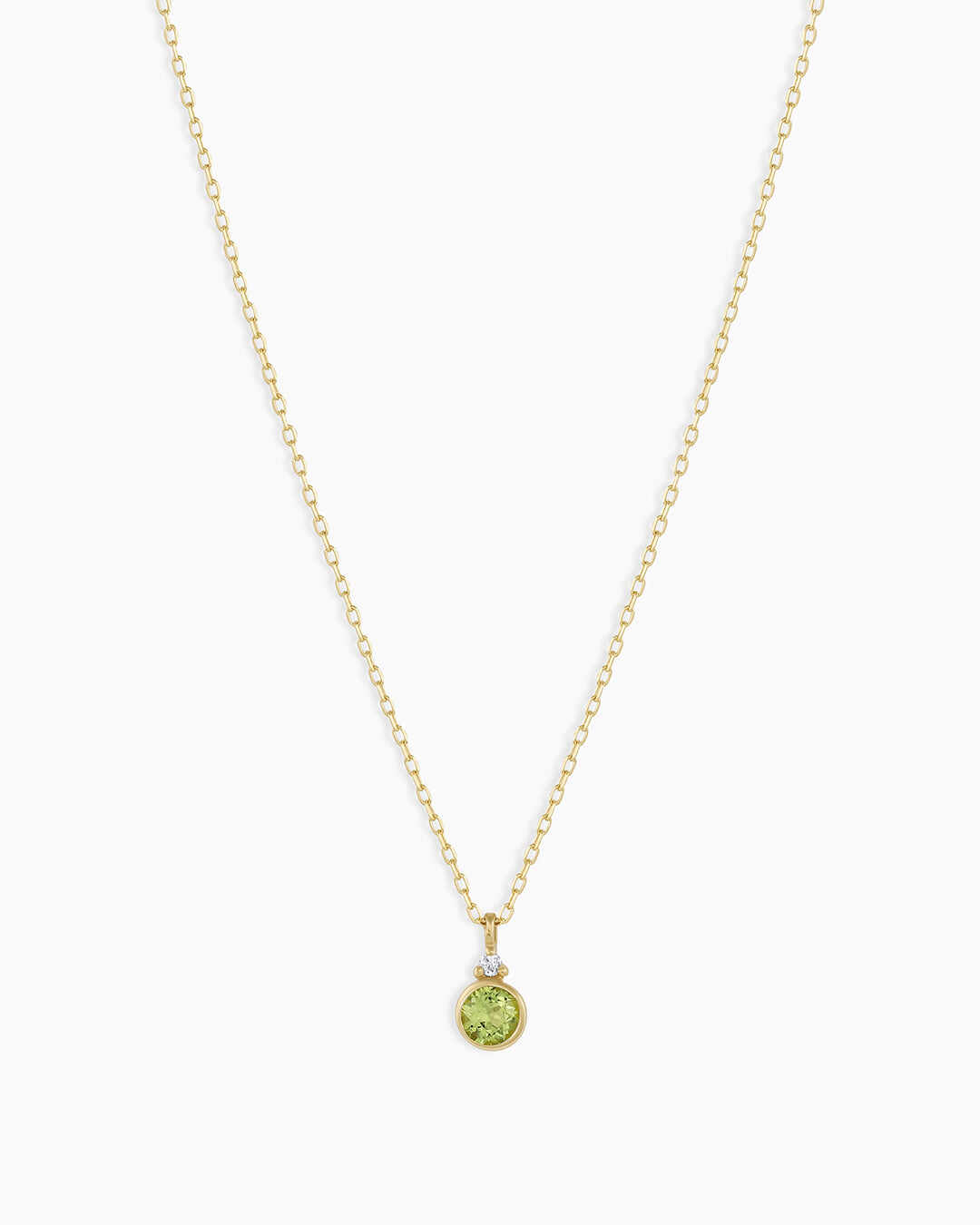 14k Gold Birthstone Necklace