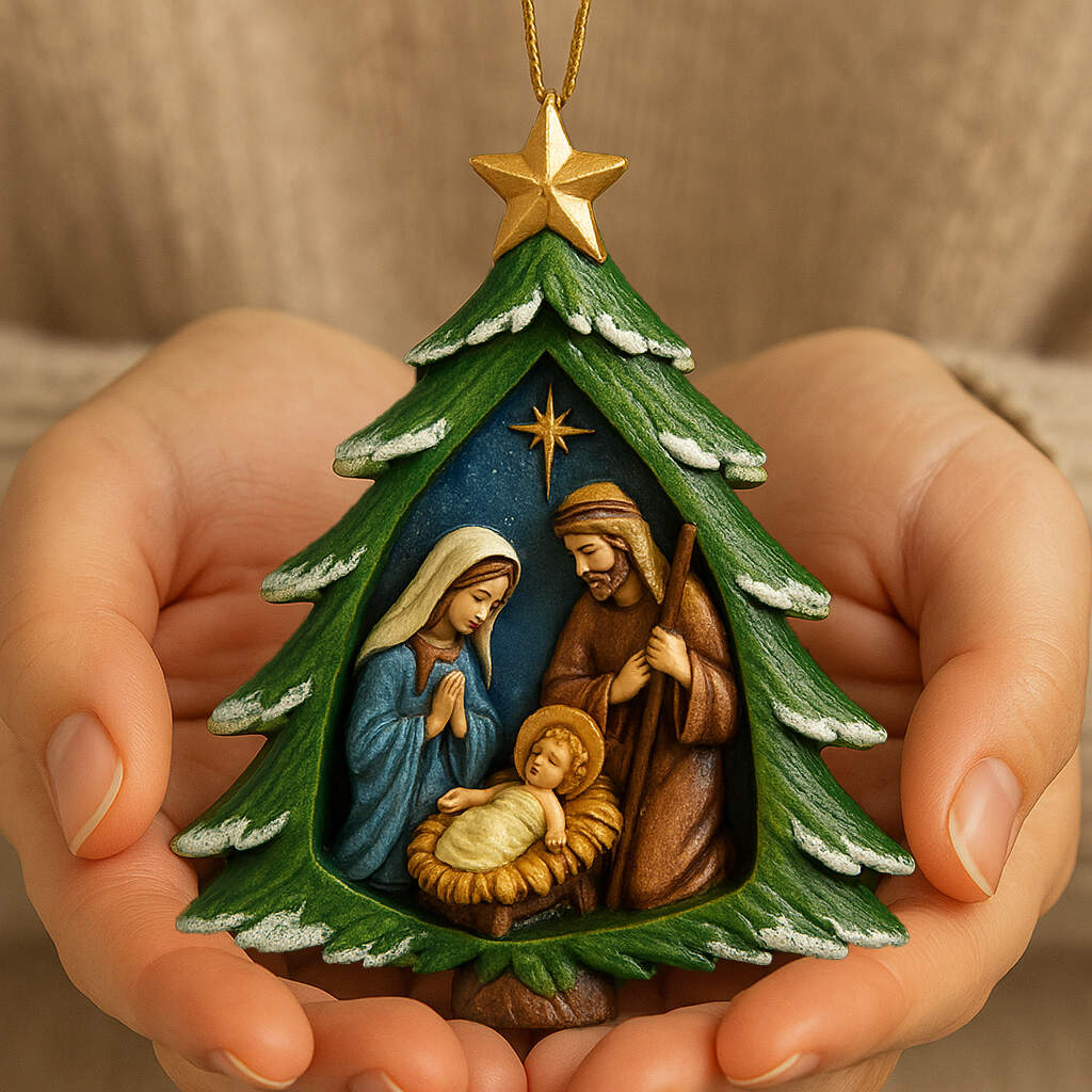 Nativity Christmas Tree Ornament