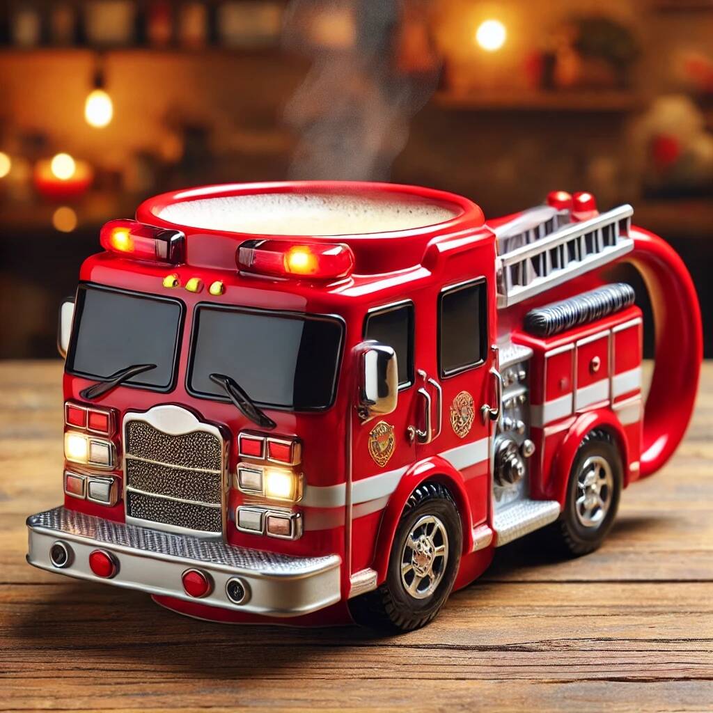 🚒☕Fire Truck Mug