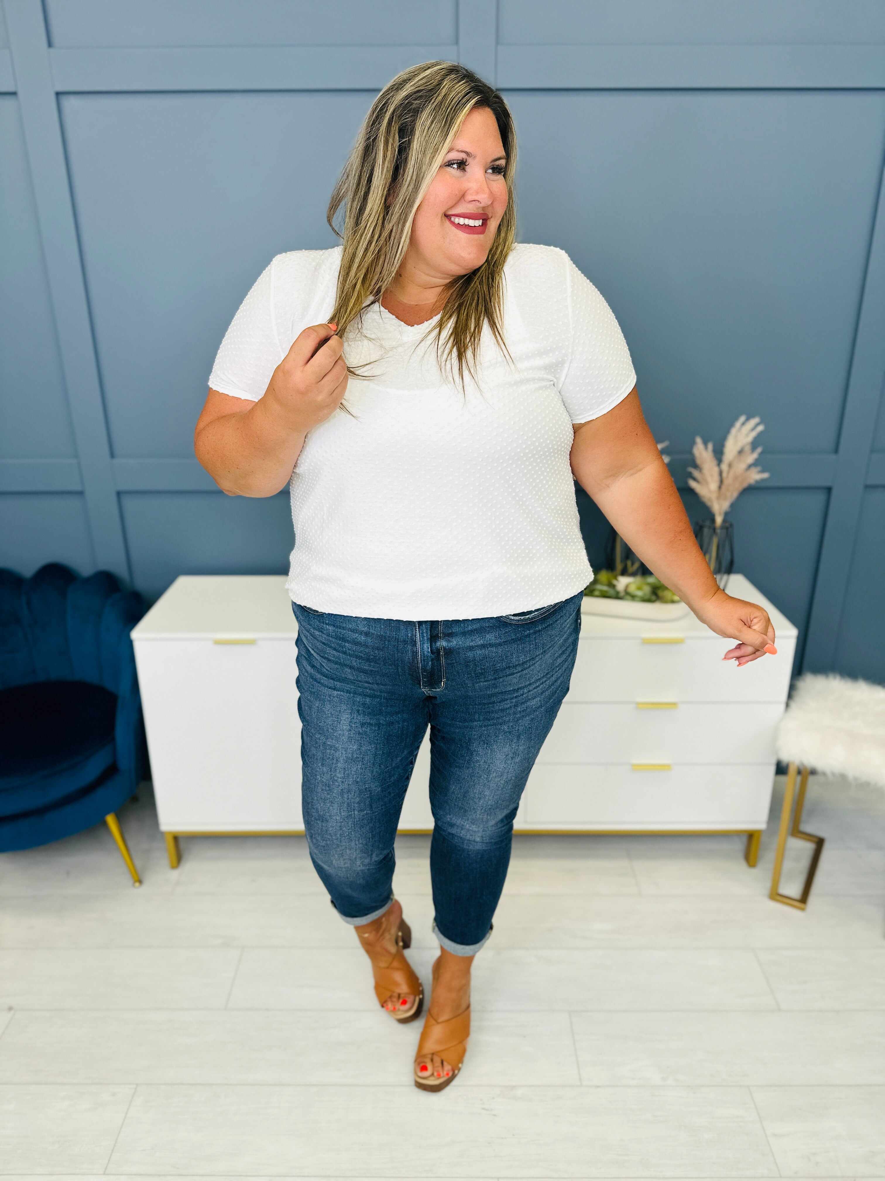 RESTOCK!  Reg/Curvy The Bleach Boys Nondistressed Boyfriend Jeans--Multiple Washes!
