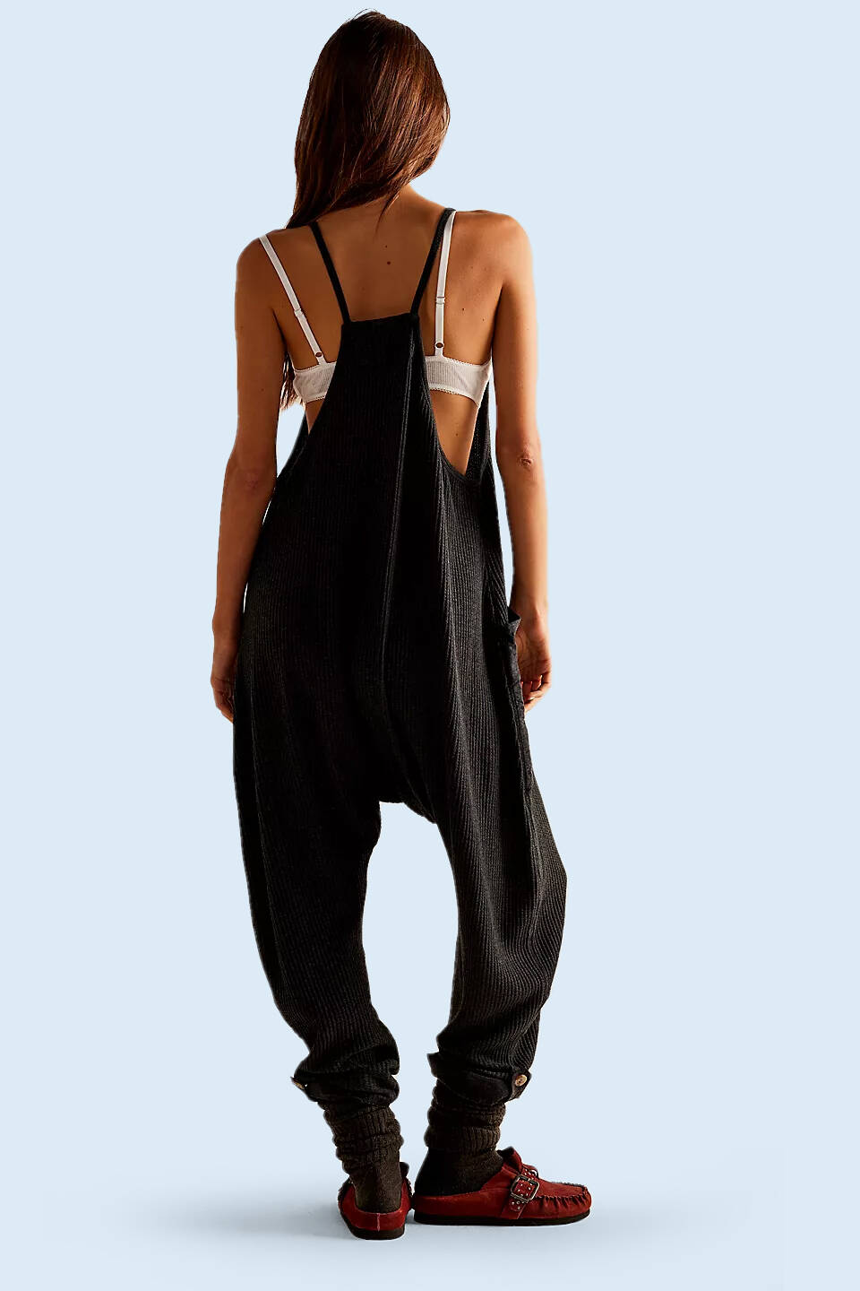 Waffle Jumpsuit (Buy 2 Free Shipping)