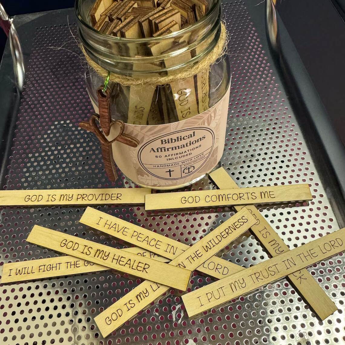Healing Scripture & Biblical Affirmation Jars