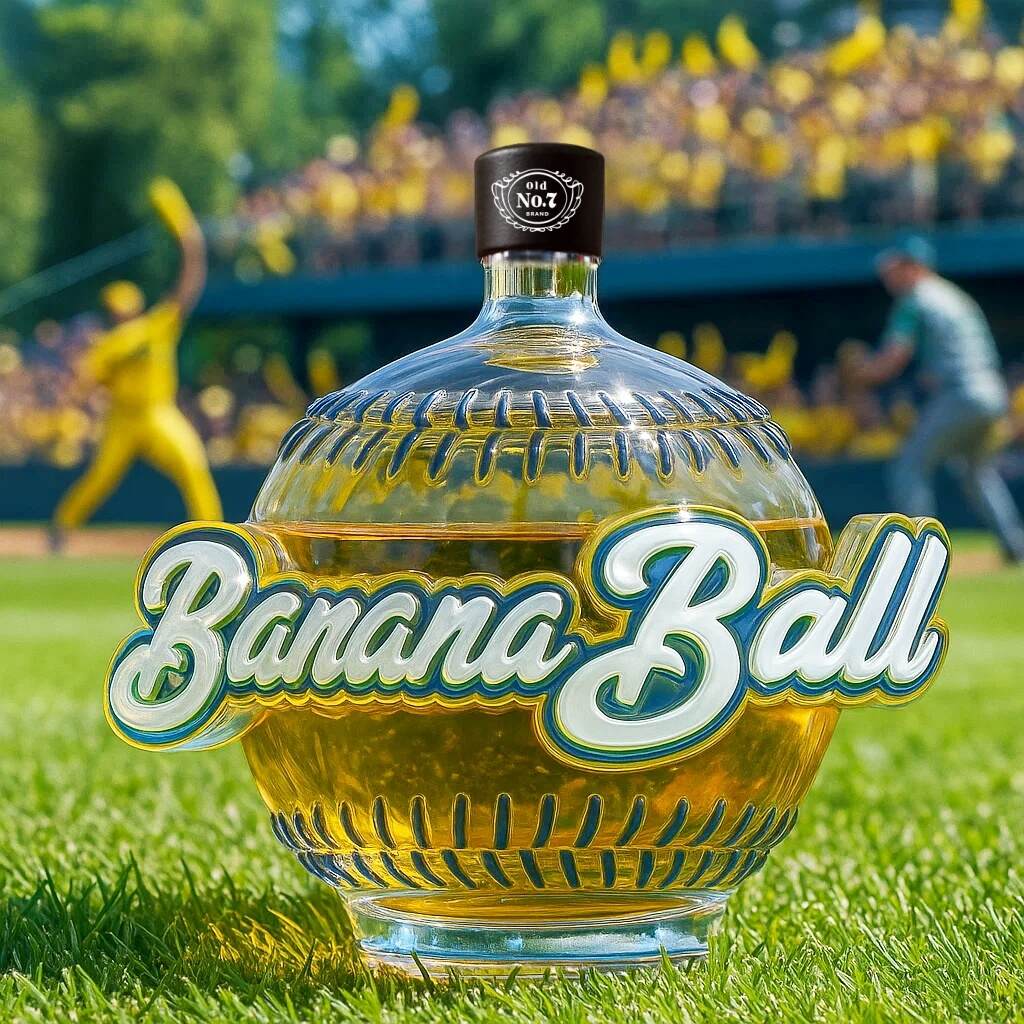 Banana Ball Limited Edition Whisky Bottle