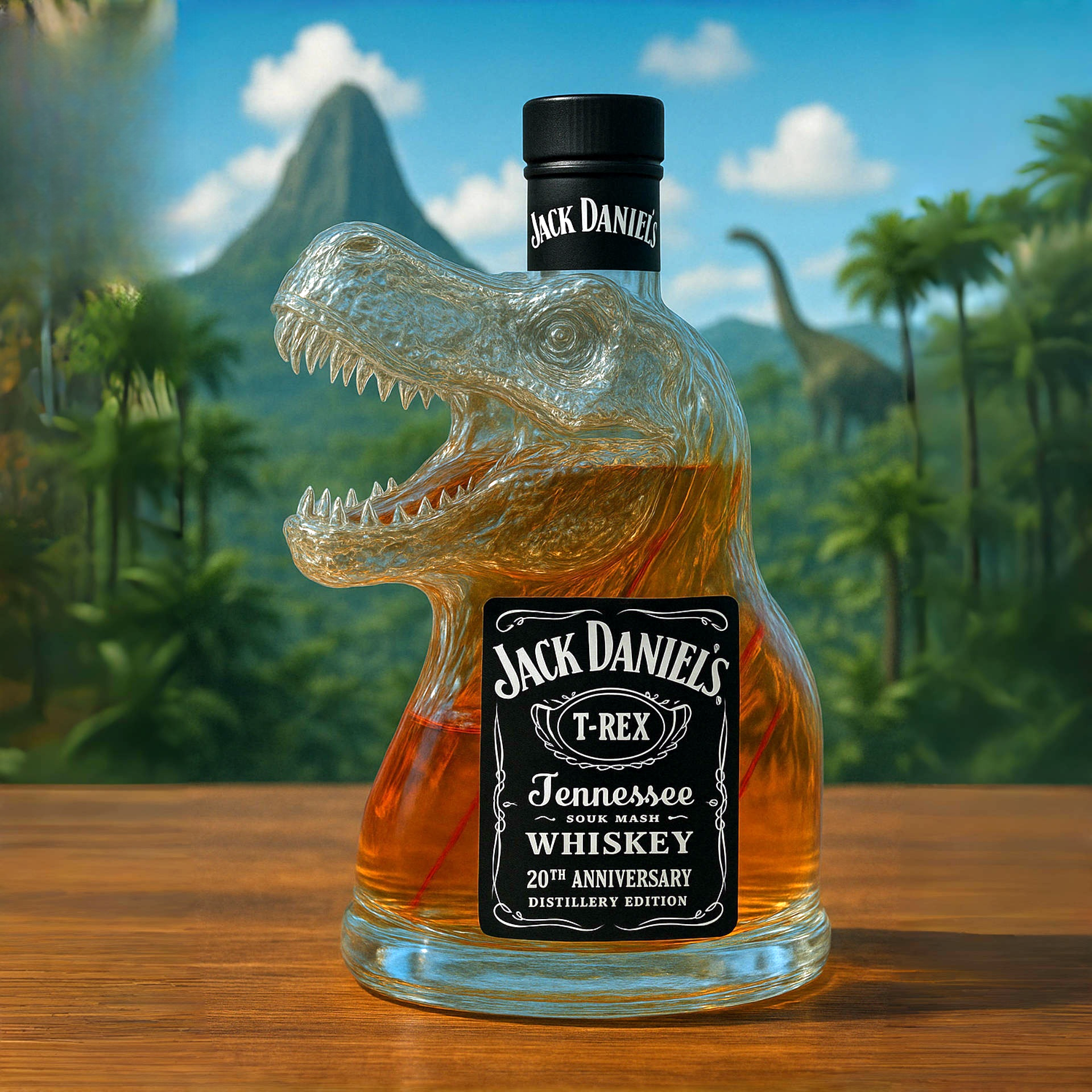 Jurassic Park Whiskey Bottle Collector's Edition