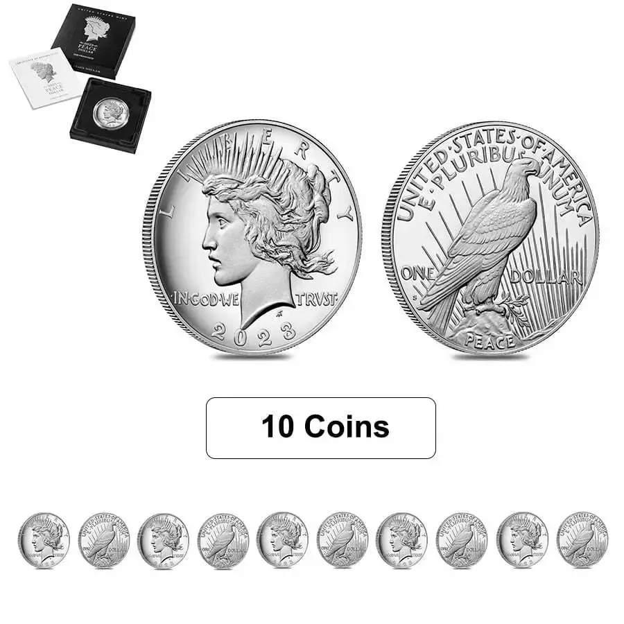 2023 Silver Peace Dollar (Box & COA)
