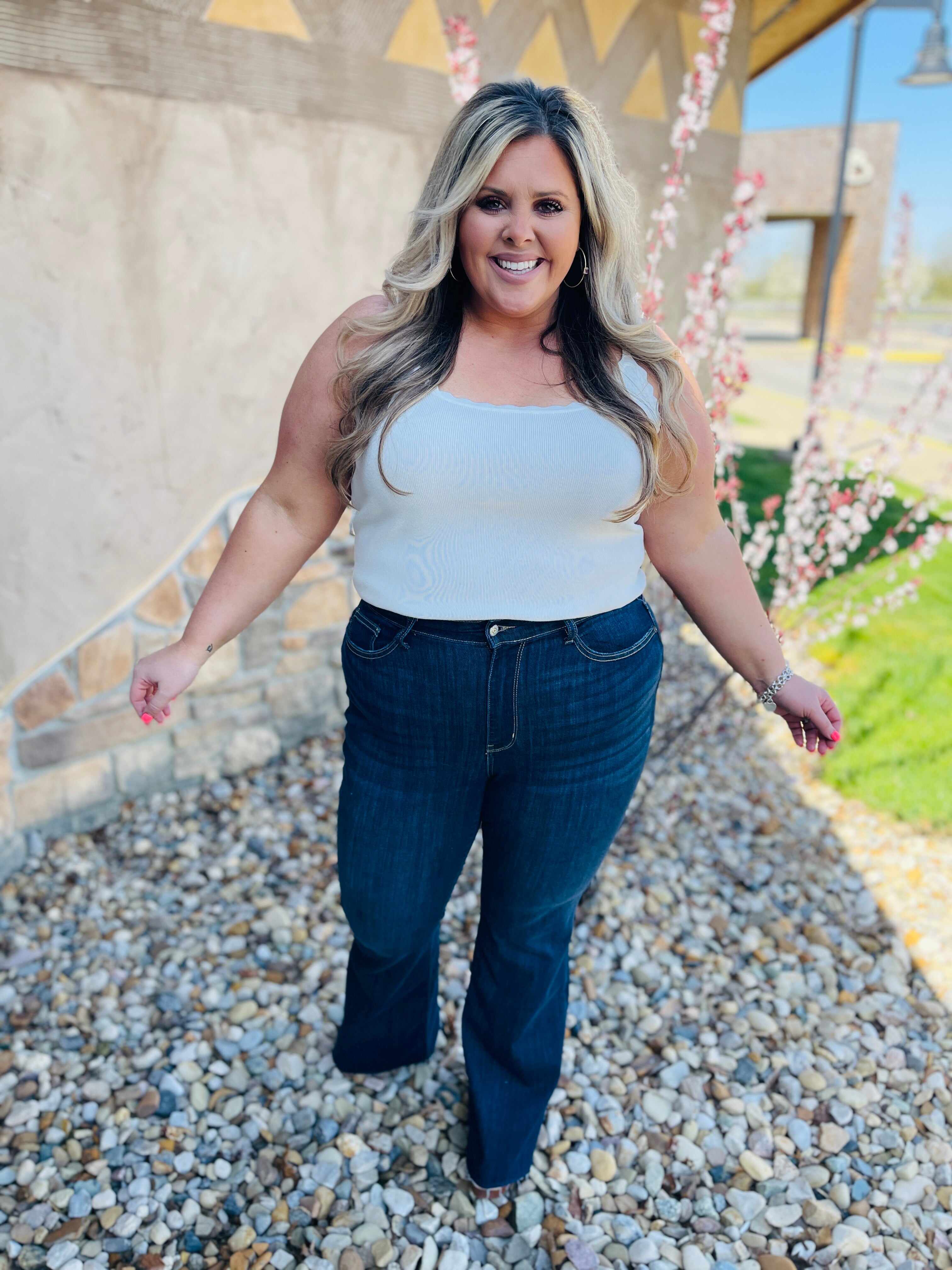 RESTOCK! REG/CURVY See Ya There Flare Jeans