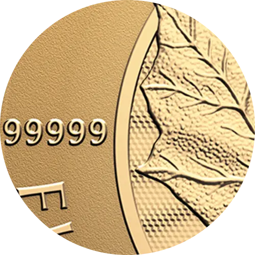 2025 1 Oz Gold Coin $200 Canada—PUREST MAPLE LEAF