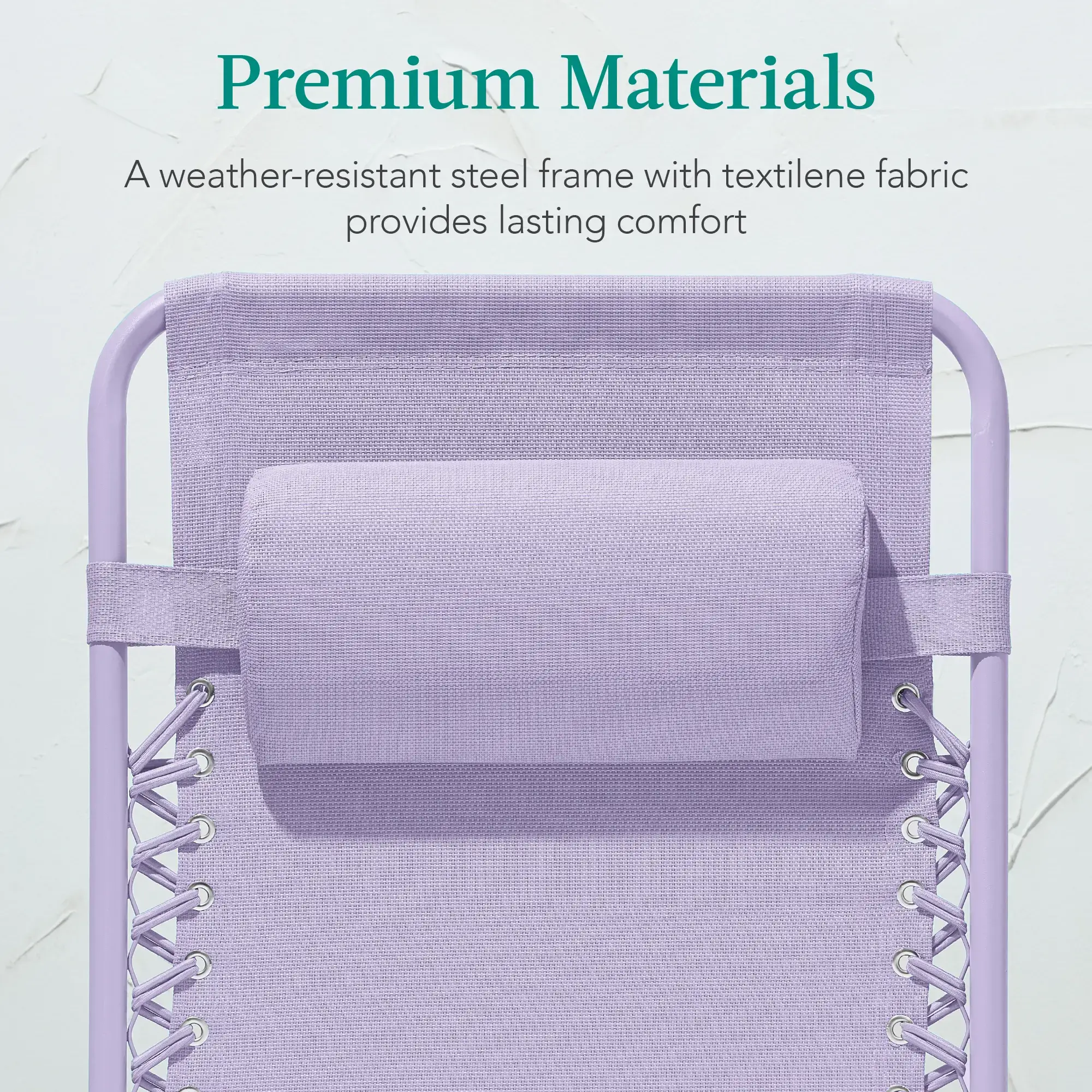 Monochromatic Zero Gravity Chair, Folding Patio Recliner w/Side Tray, Headrest