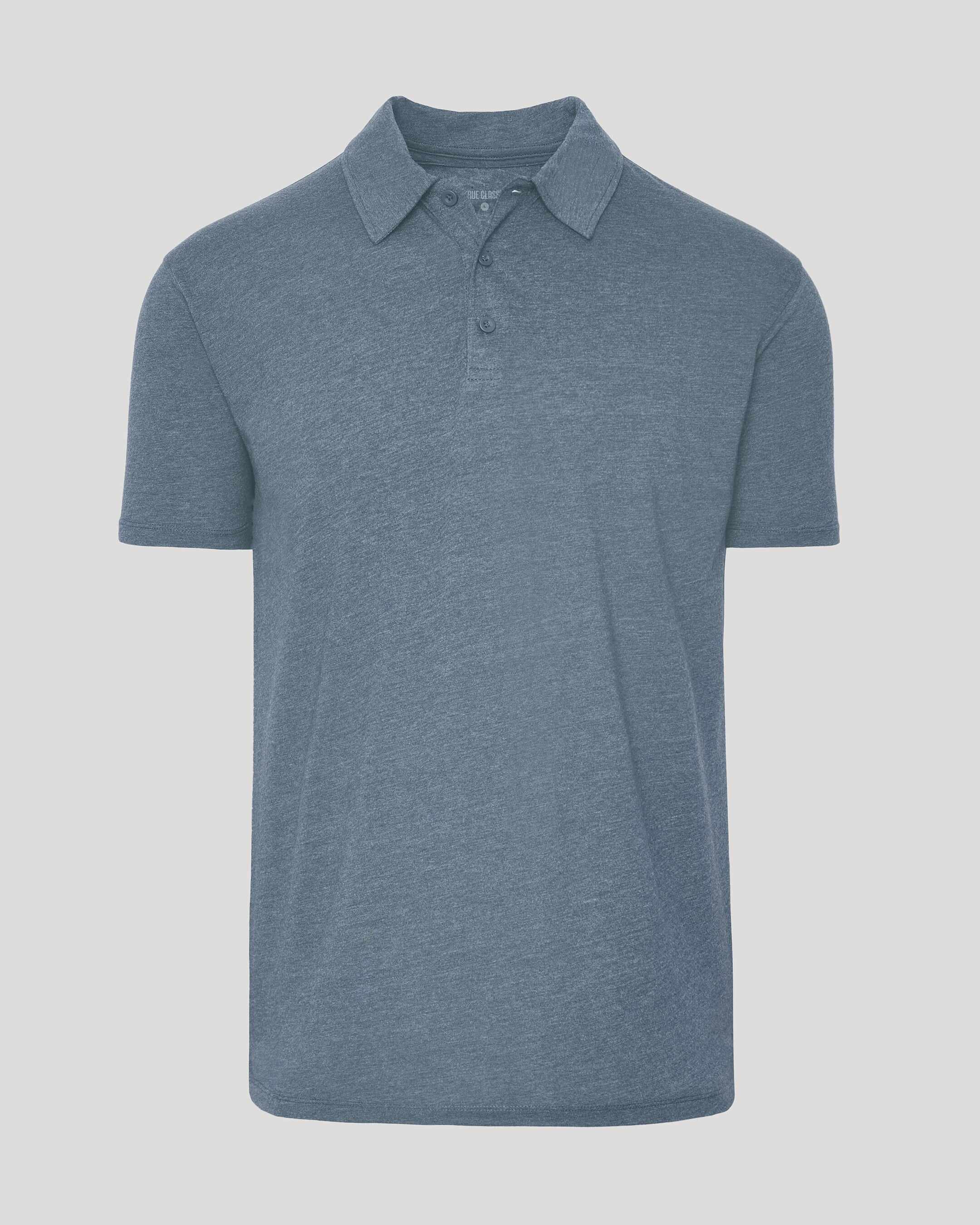 Dark Heather Tempest Short Sleeve Polo