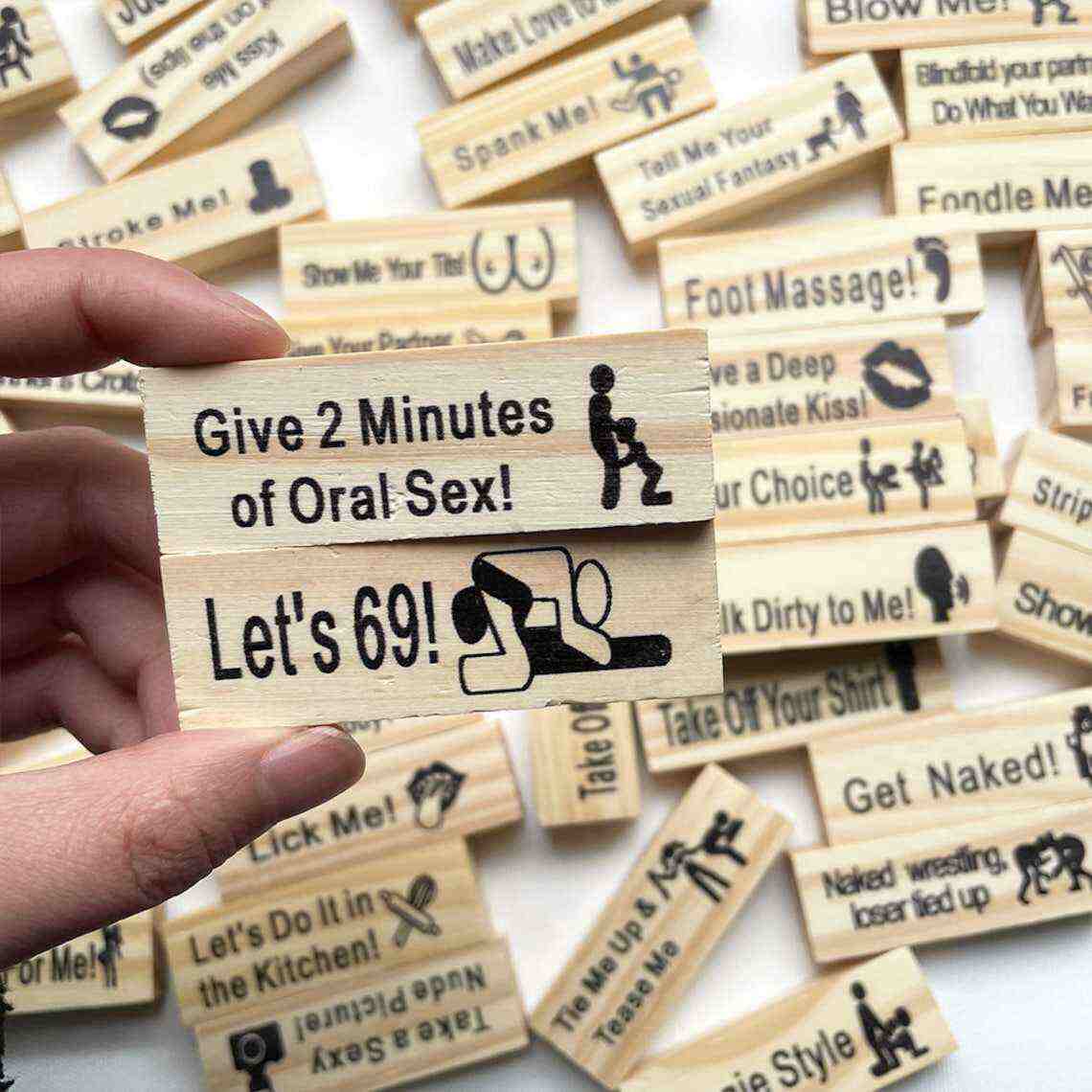 Naughty Block Tower Game