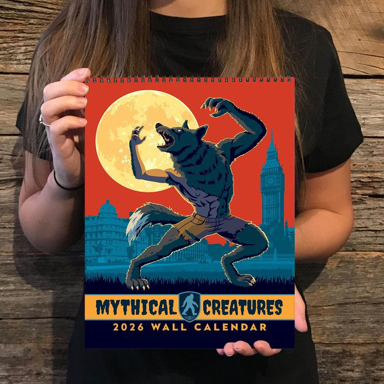 2026 Wall Calendar: Mythical Creatures from Around the World