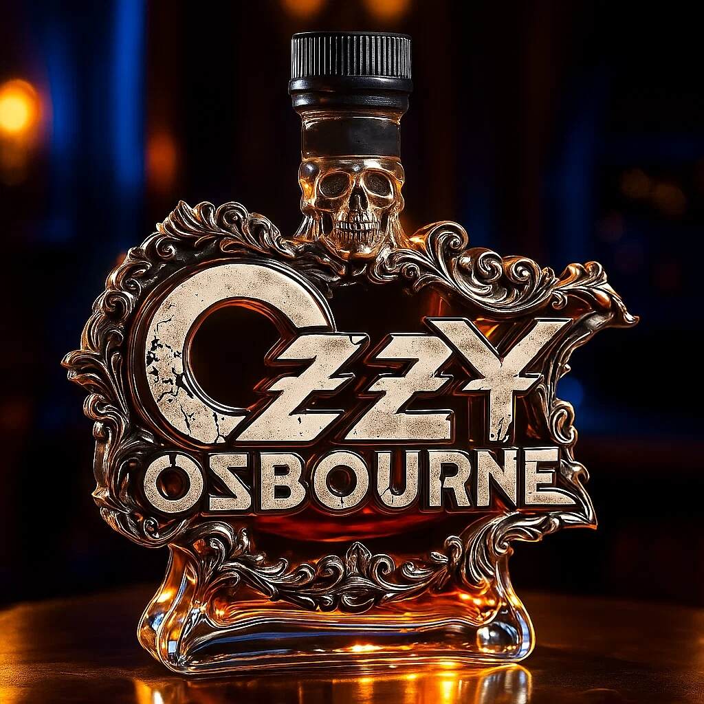 OZZY OSBOURNE Commemorative Whisky Bottle
