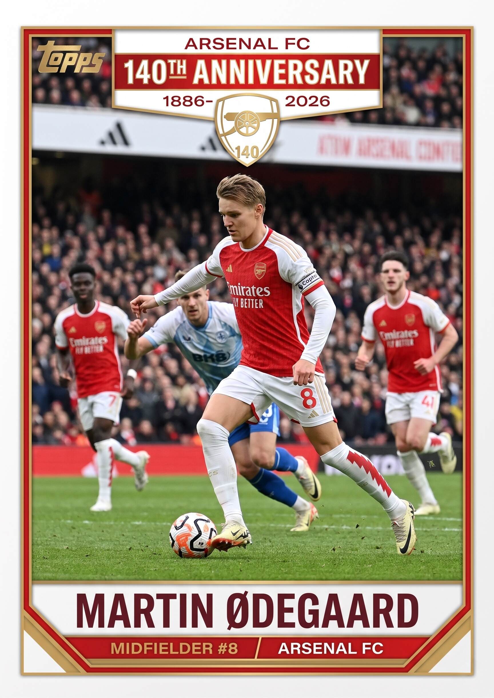2026 Arsenal FC 140th Anniversary Premium Collection Hobby Box
