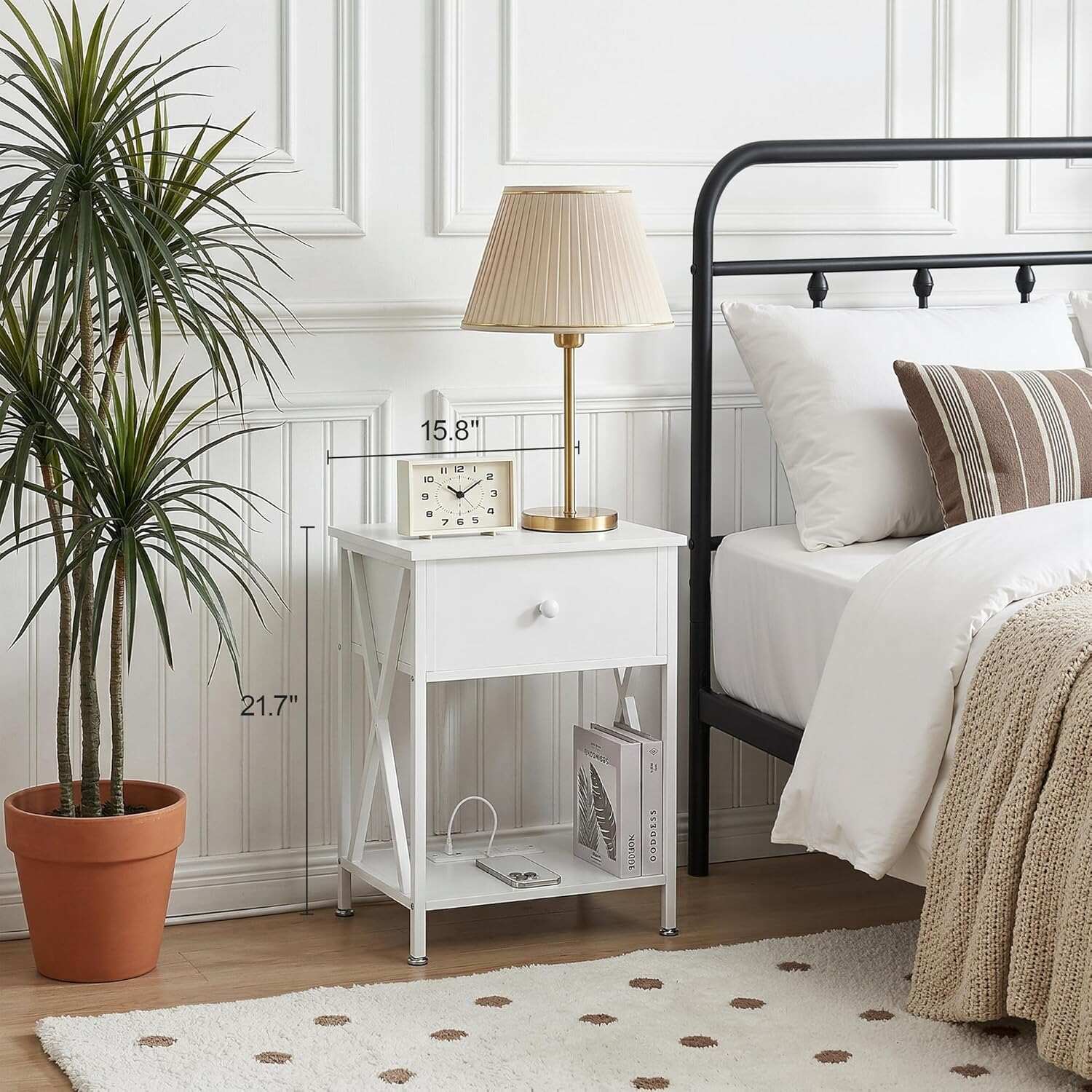 VECELO Nightstand Set of 2