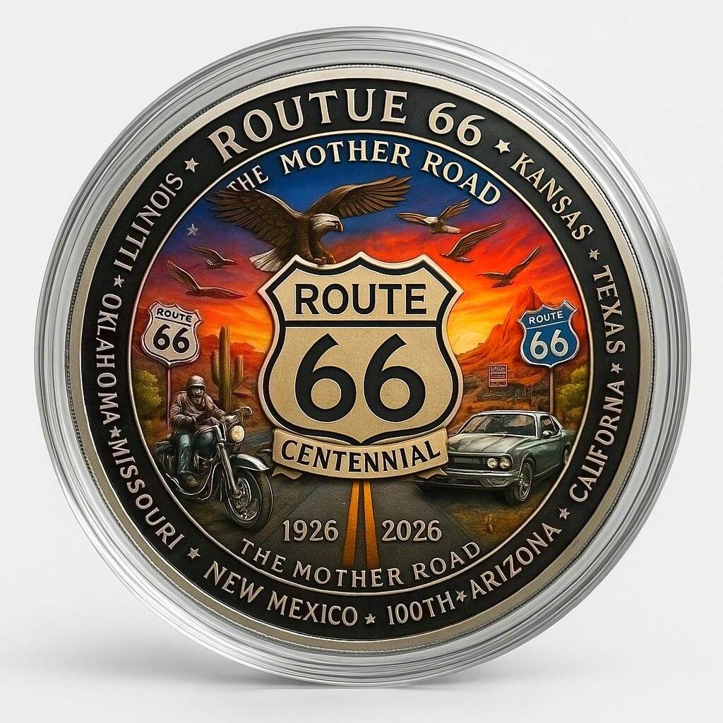Route 66 Centennial Commemorative Coin