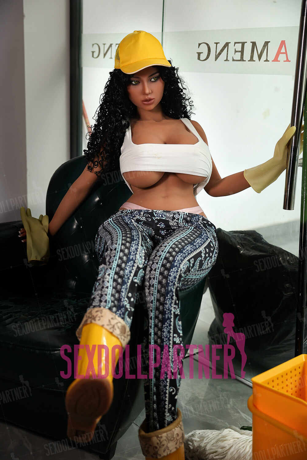US Stock - YAMIEE Vina 5.02ft / 153cm TS160 Unique Design TPE Sex Doll Tanned Big Boobs Sexy Love Doll