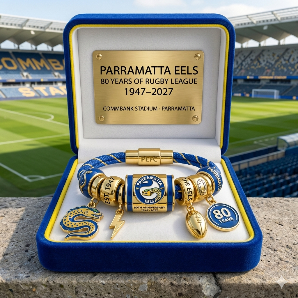 Parramatta Eels 80th Anniversary Collector Bracelet