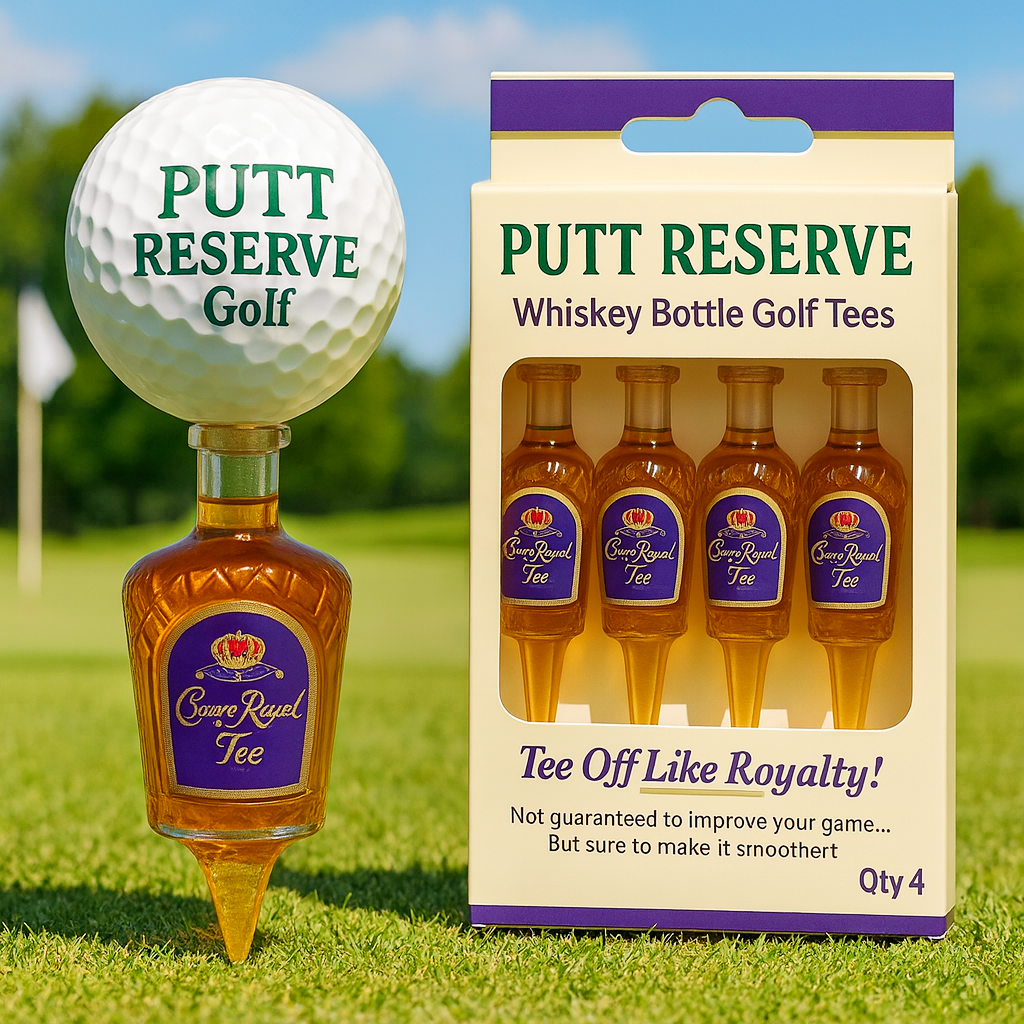 ⛳ Whiskey Bottle Golf Tees
