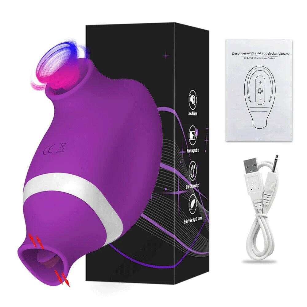 2-in-1 Clitoris Sucking & Vibrating Egg: Powerful Stimulator for Women