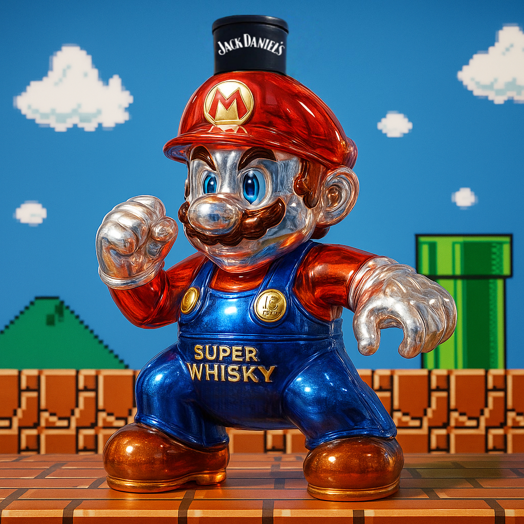 Super Plumber Limited Edition Whiskey Bottle