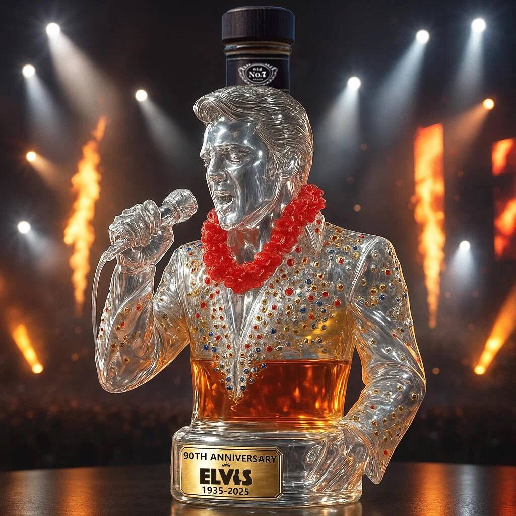 EP 90th Anniversary whisky bottle