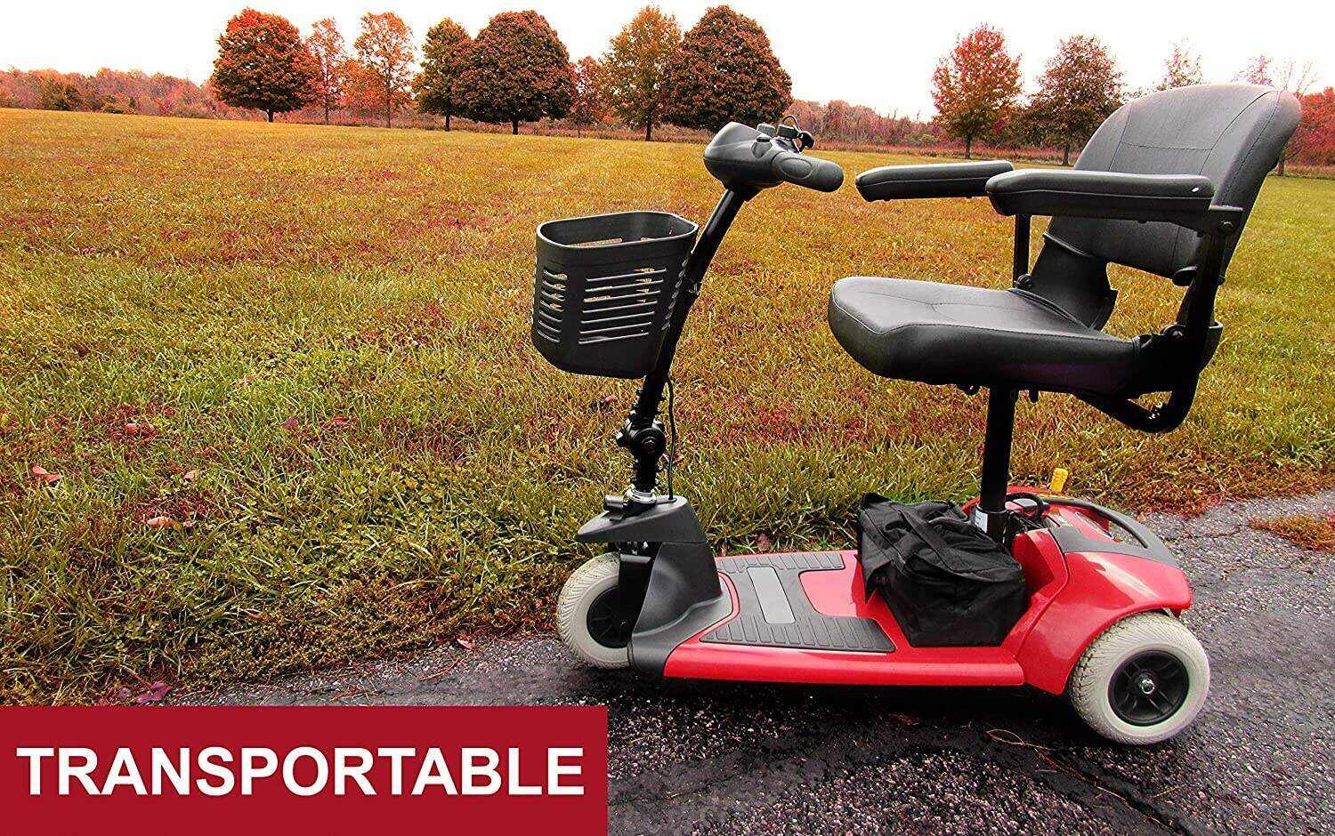 Pride Mobility - Travel Pro Premium 3-Wheel Mobility Scooter by Pride