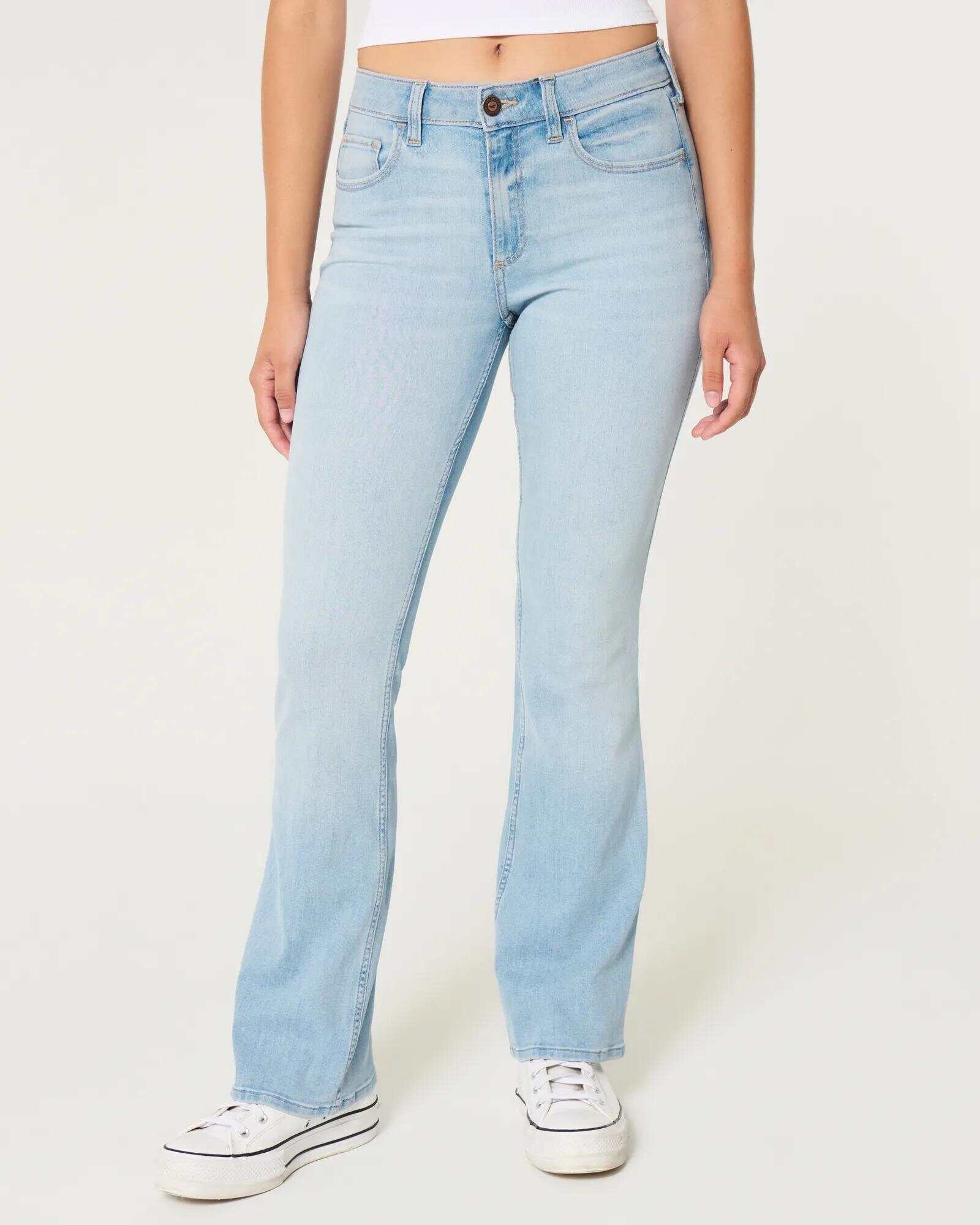 Curvy Mid-Rise Light Wash Boot Jeans
