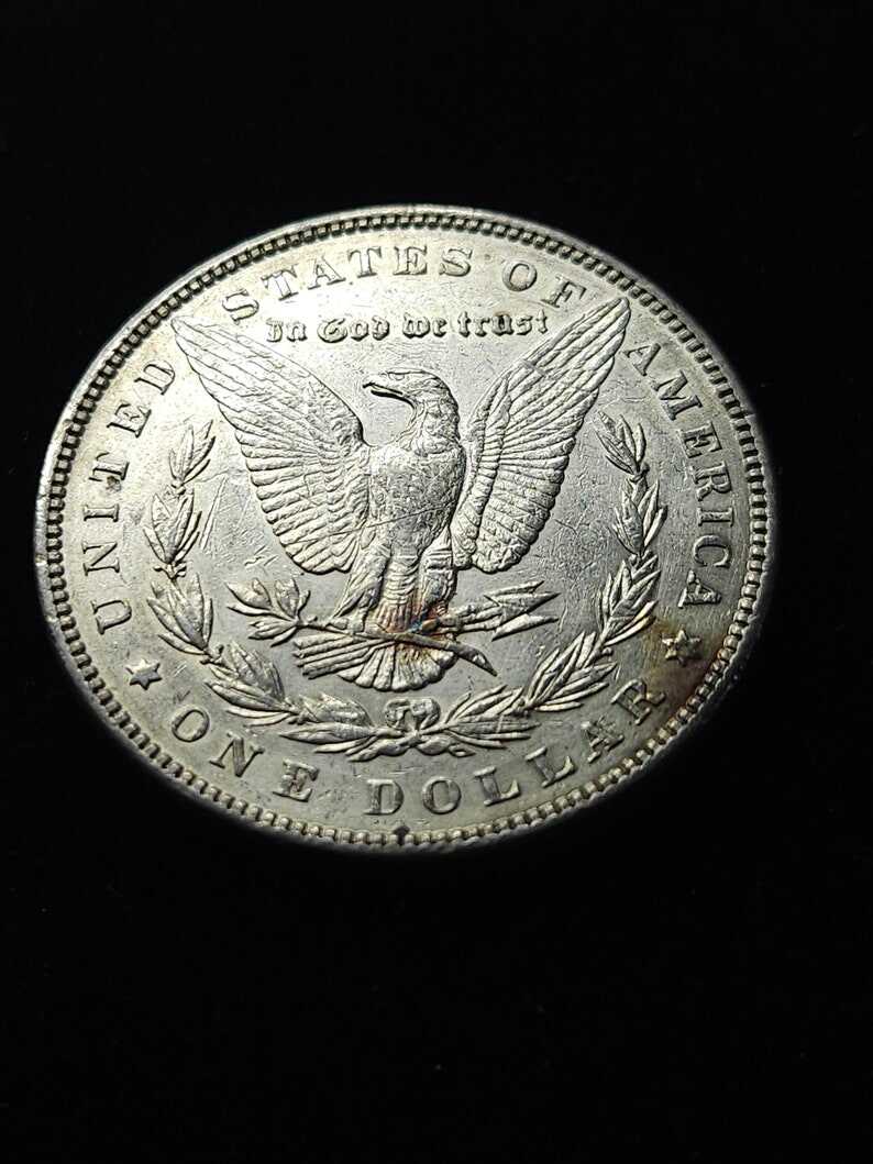 1897  Silver Morgan Dollar AU+  Key date   Lot#659