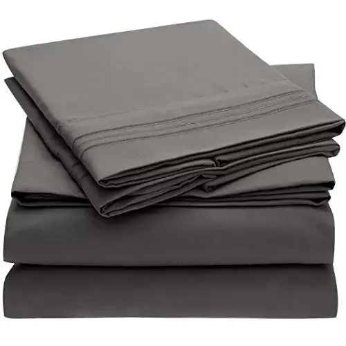 Brushed Microfiber Hypoallergenic 4 pcs Bedsheet Set