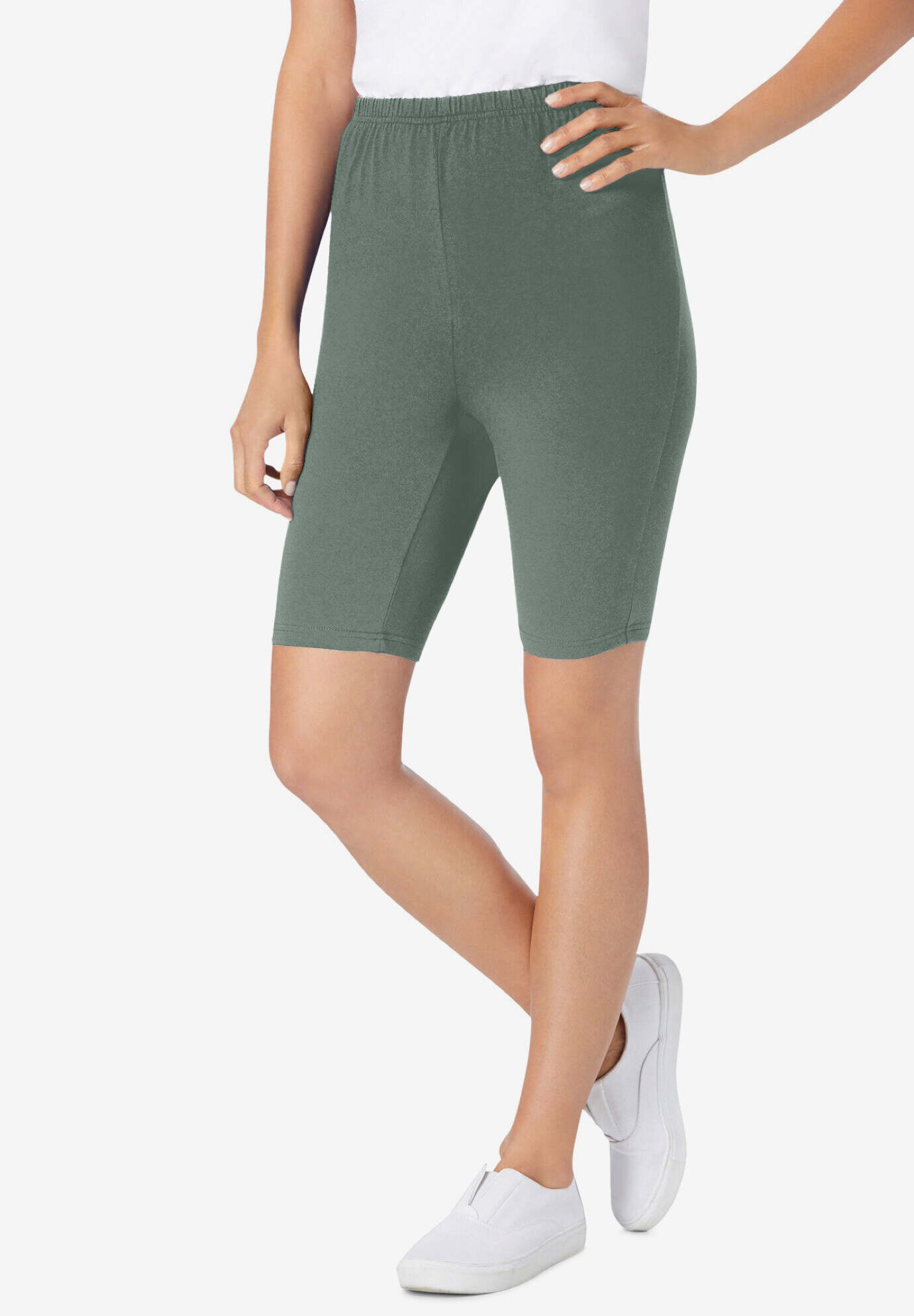 Stretch Cotton Bike Short