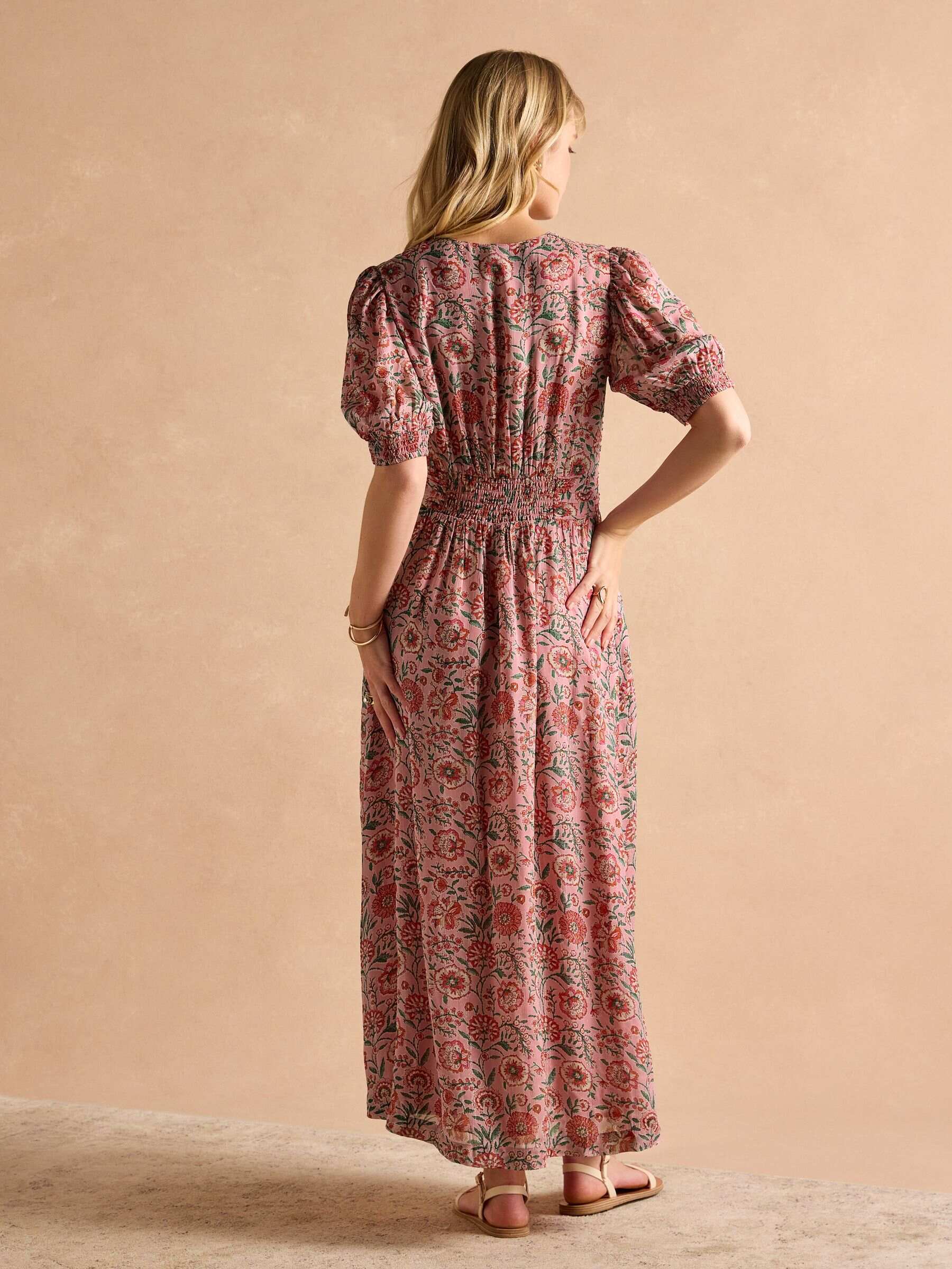 Hannah Pink Maxi Dress