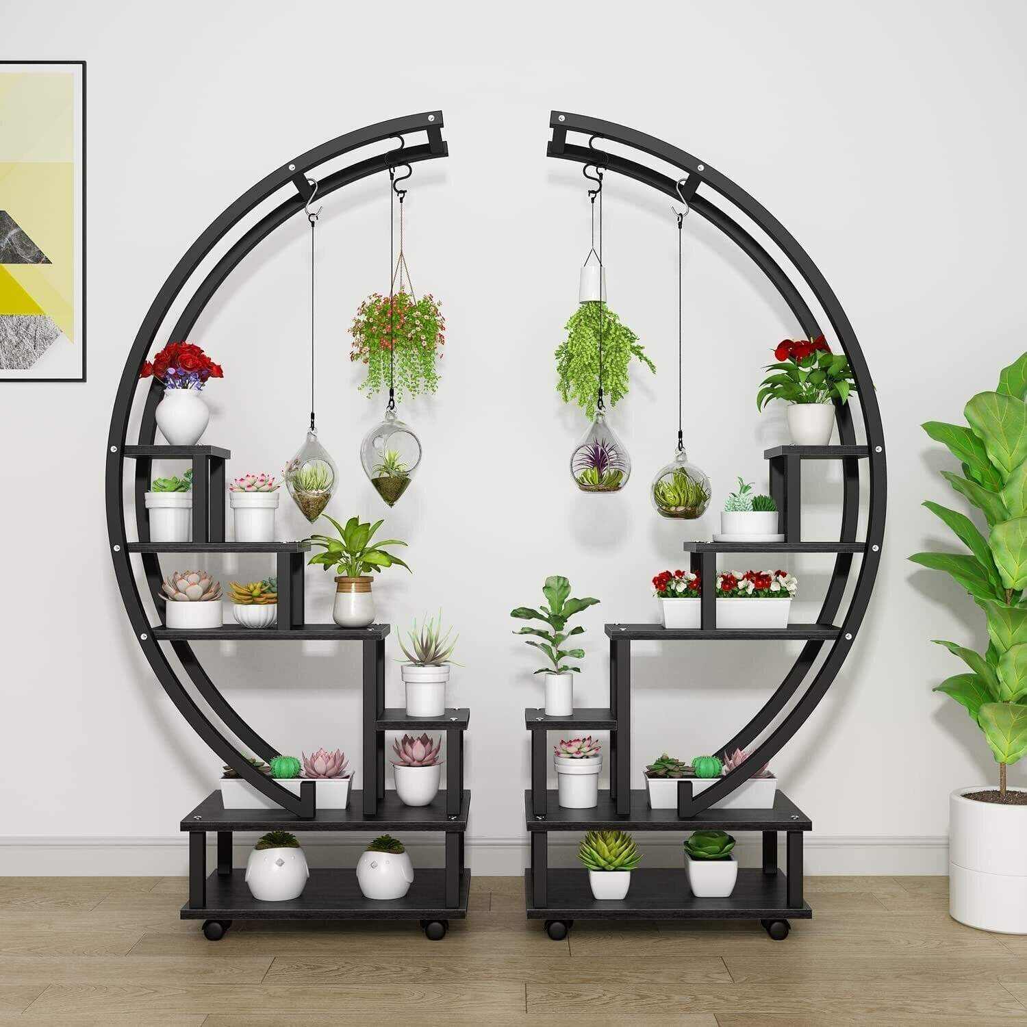 🎍Creative heart-shaped ladder plant frame🎍