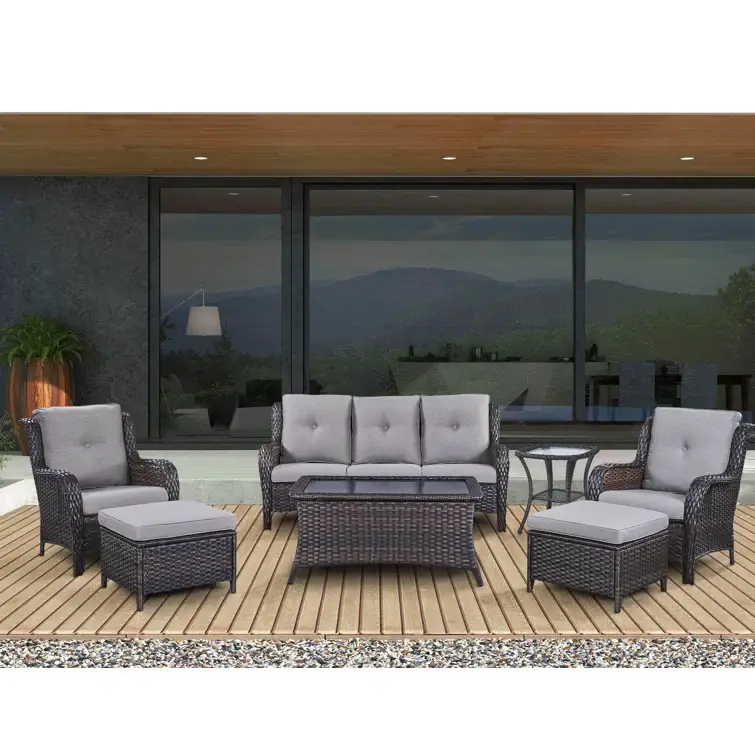 WFSBT 5 - Person Outdoor Seating Group with Cushions