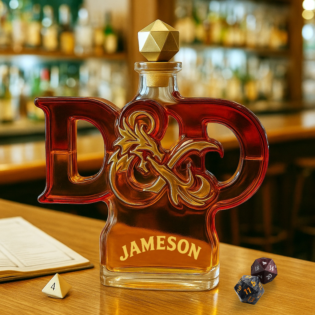 D&D Whiskey Bottle