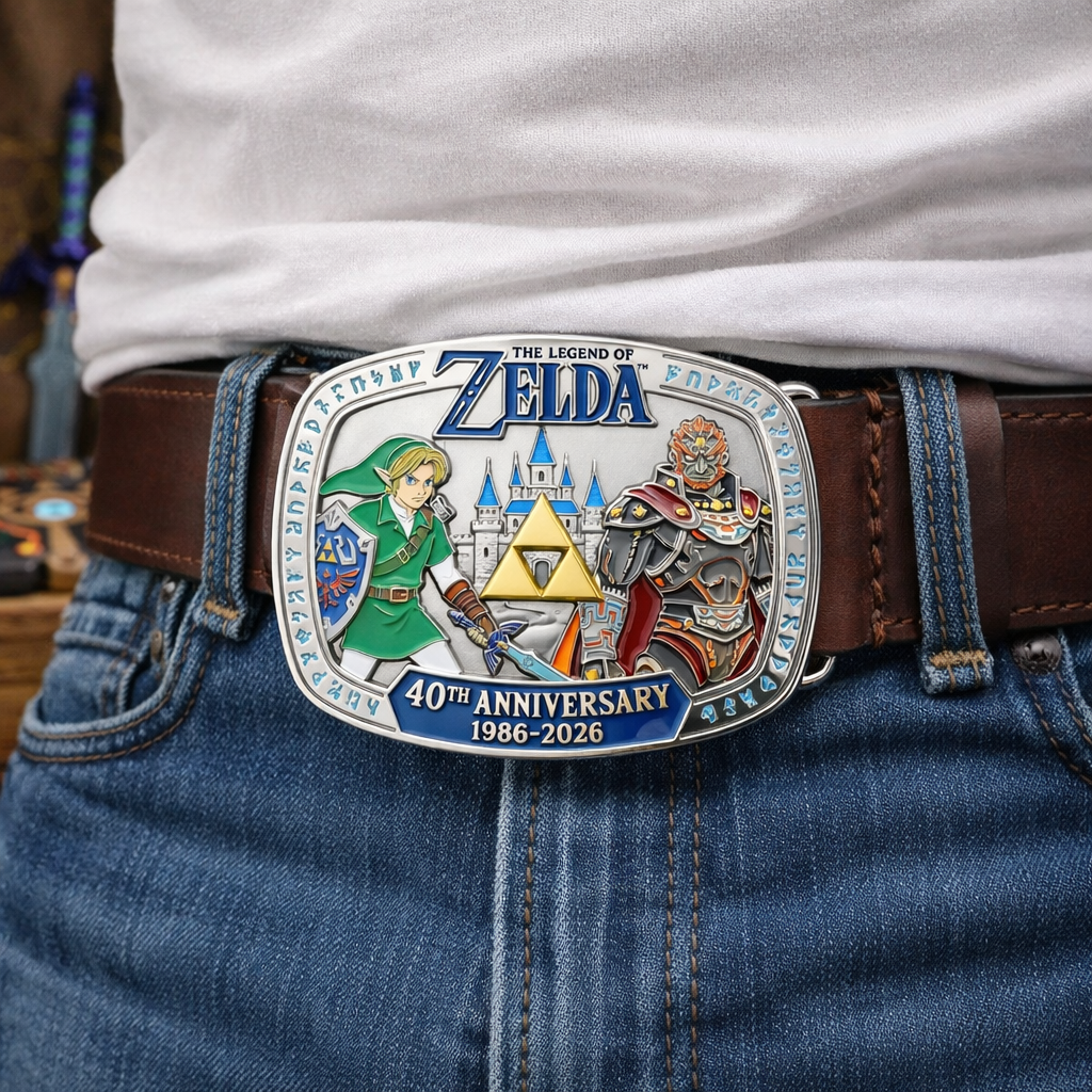 The Legend of Zelda 40th Anniversary Collector Belt Buckle