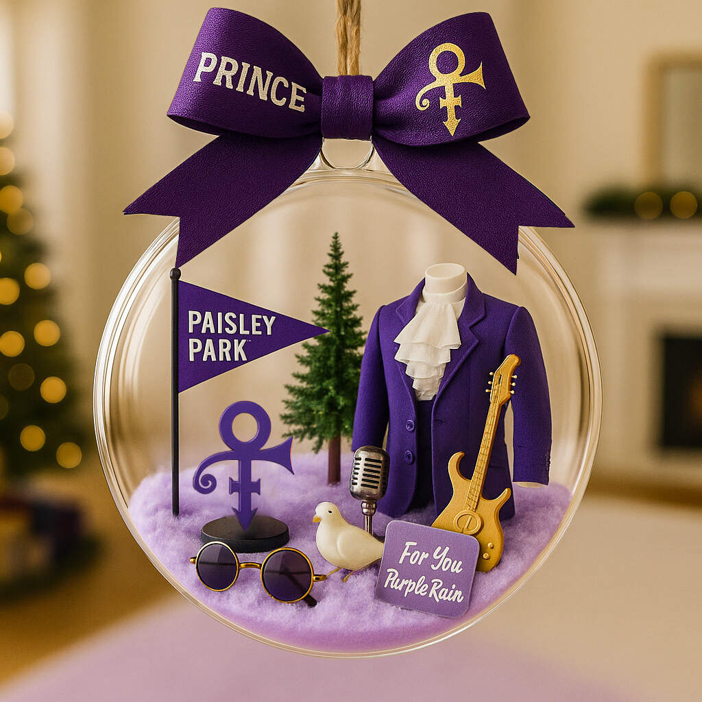 Prince Snow Globe Ornament