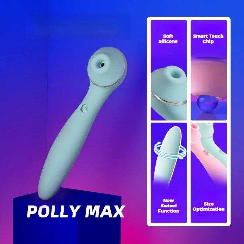 KISSTOY Polly Max App-Controlled Heatable Sucking Vibrator