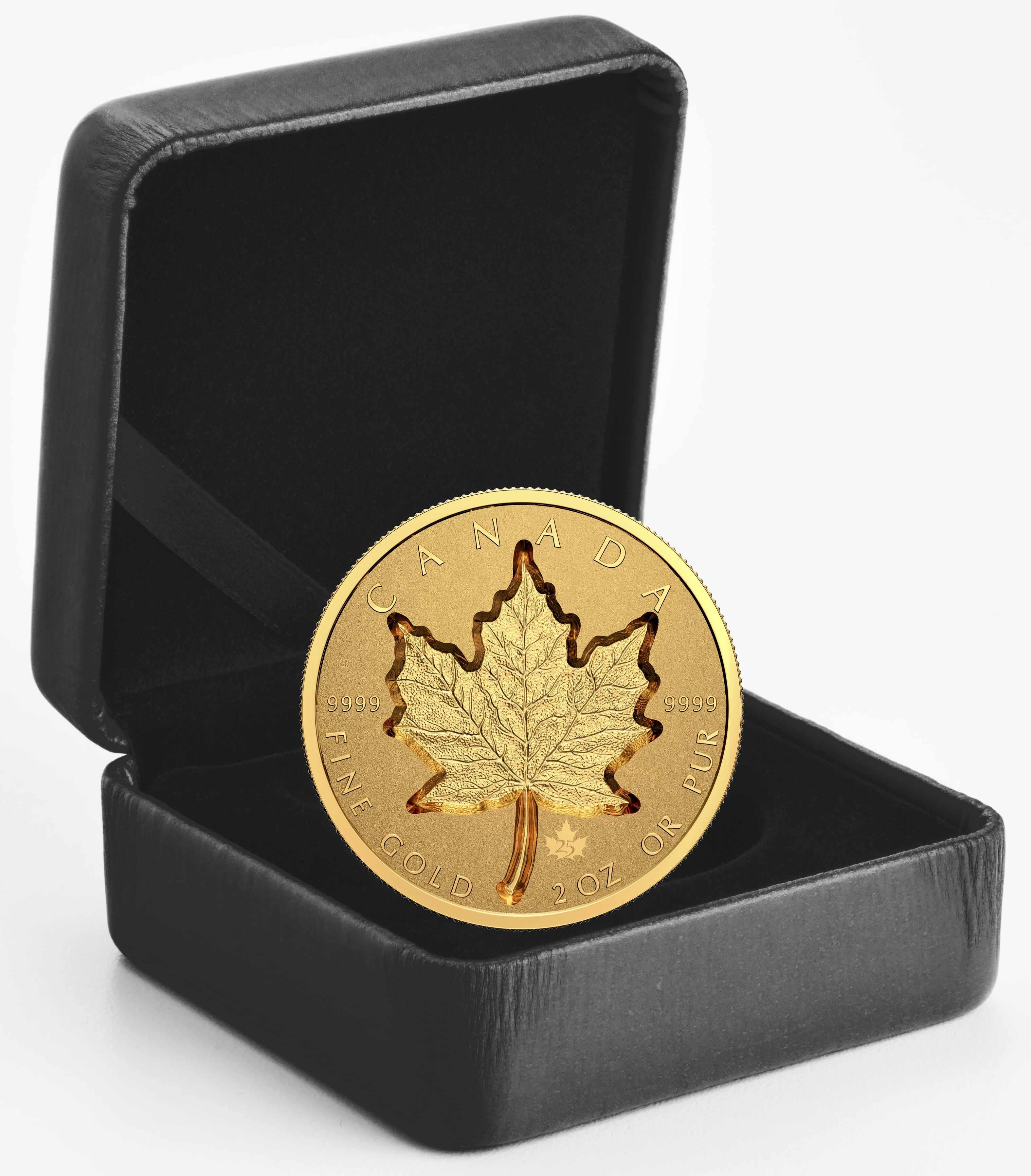 2 oz 2021 Canadian Maple Leaf Super Incuse Gold Coin🍁