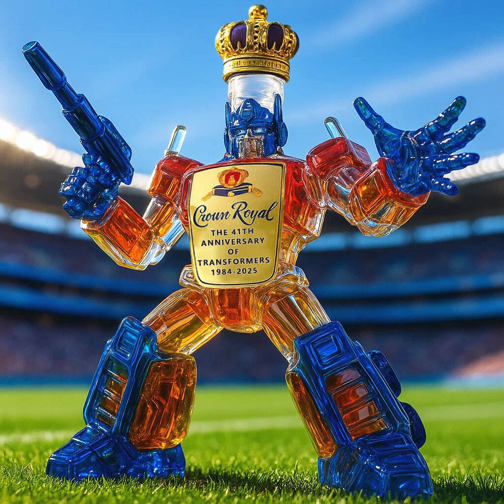 Transformers 41st Anniversary commemorative Whisky bottle