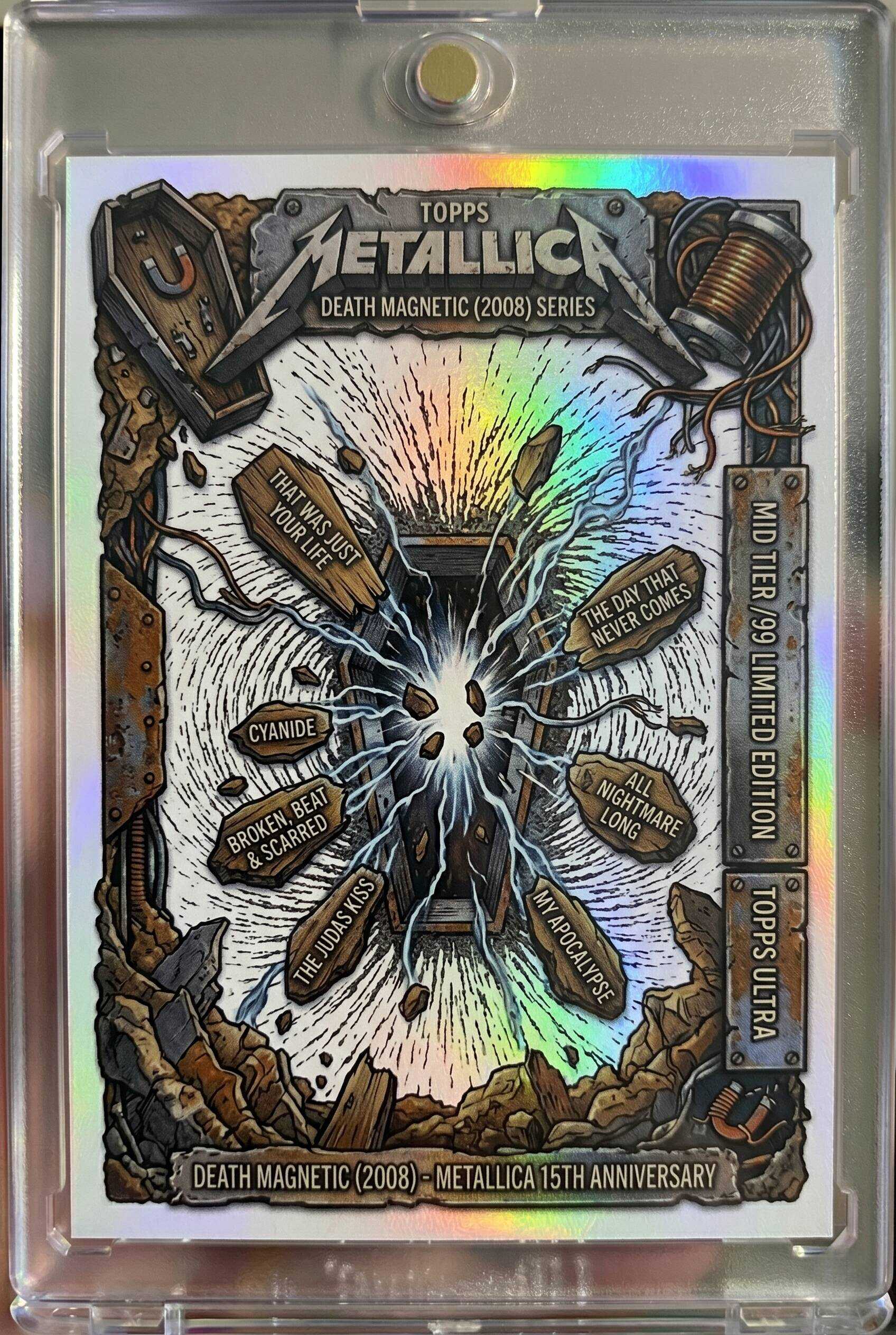 Metallica 45th Anniversary Trading Cards Collector Box