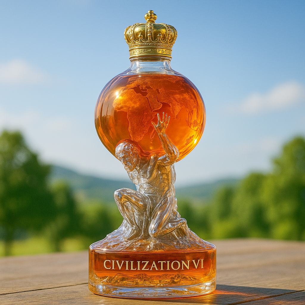 Sid Meier's Civilization VI Whiskey Bottle