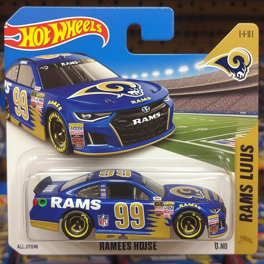 Hot Wheels NFL NASCAR Racing Rides