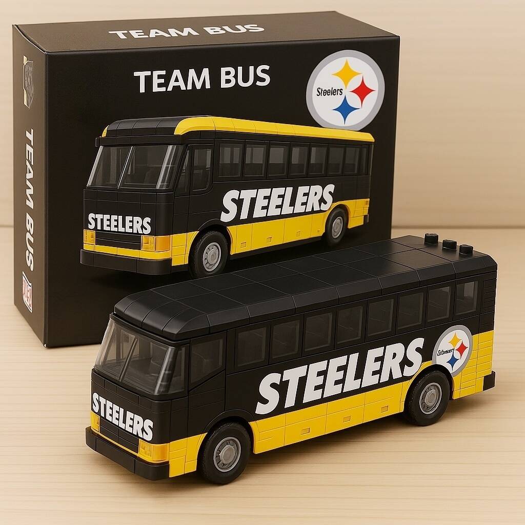 🏈🚍NFL Team Bus Brick Set