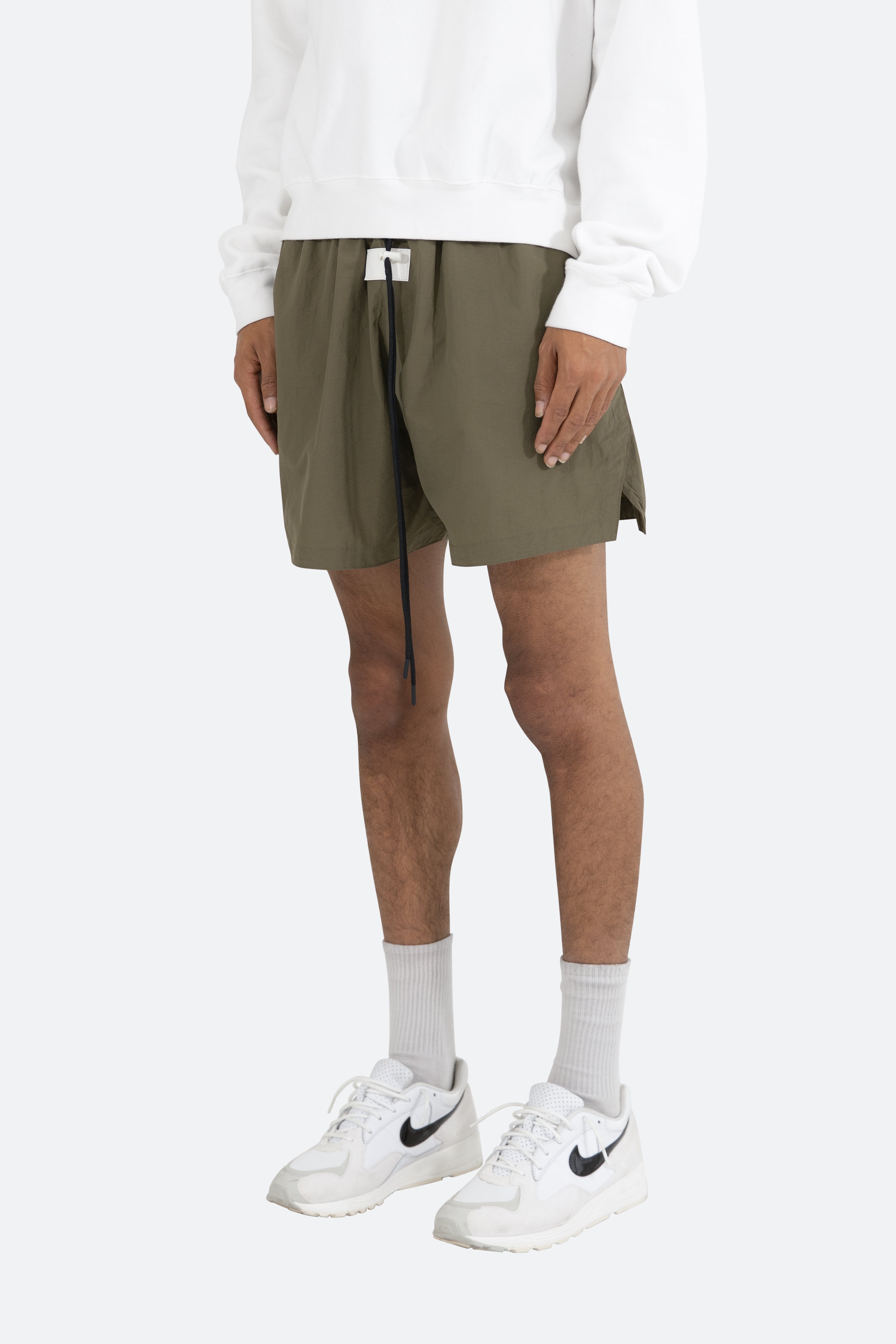 Basic Runner Shorts - Olive