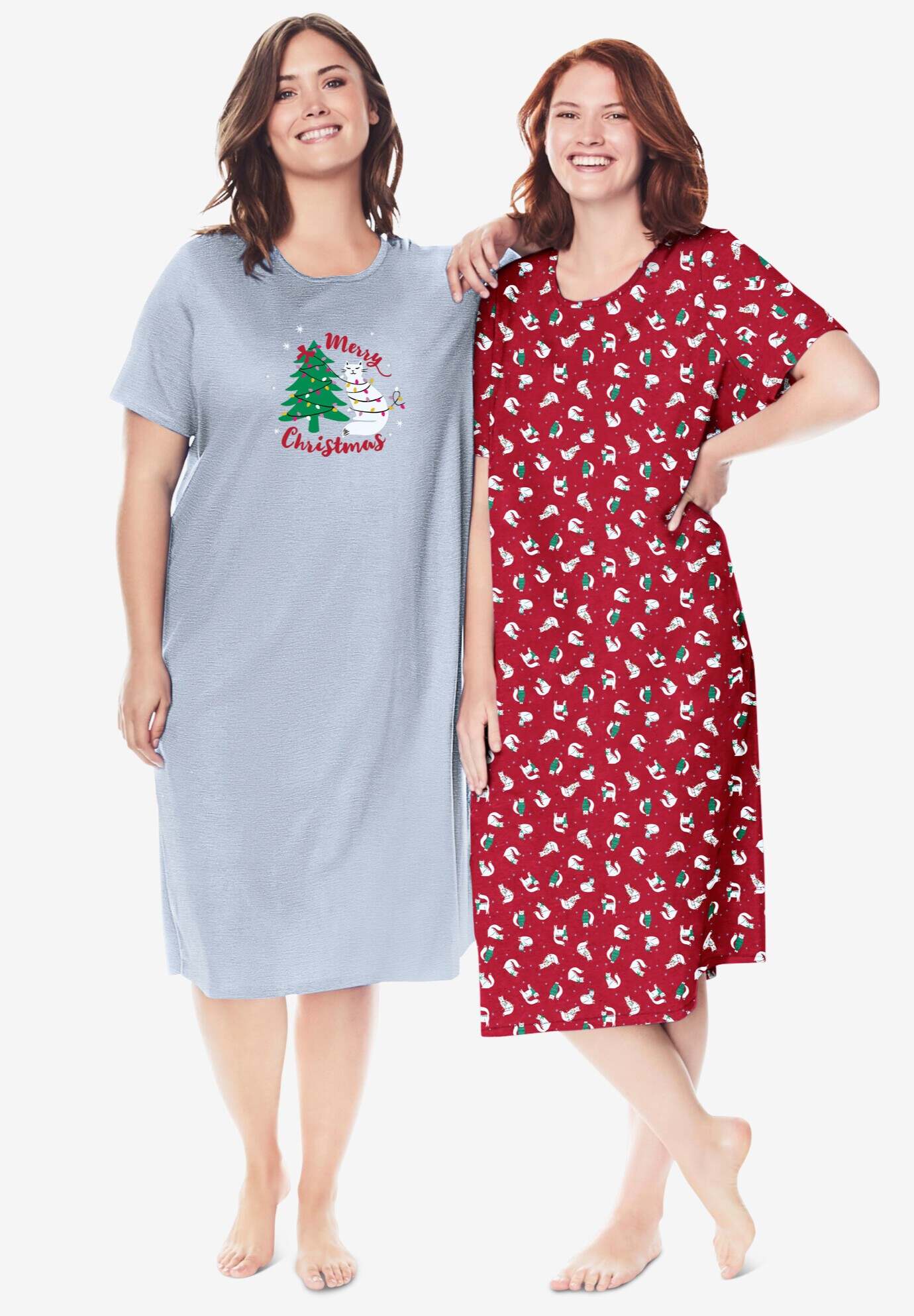 2-Pack Long Sleepshirts
