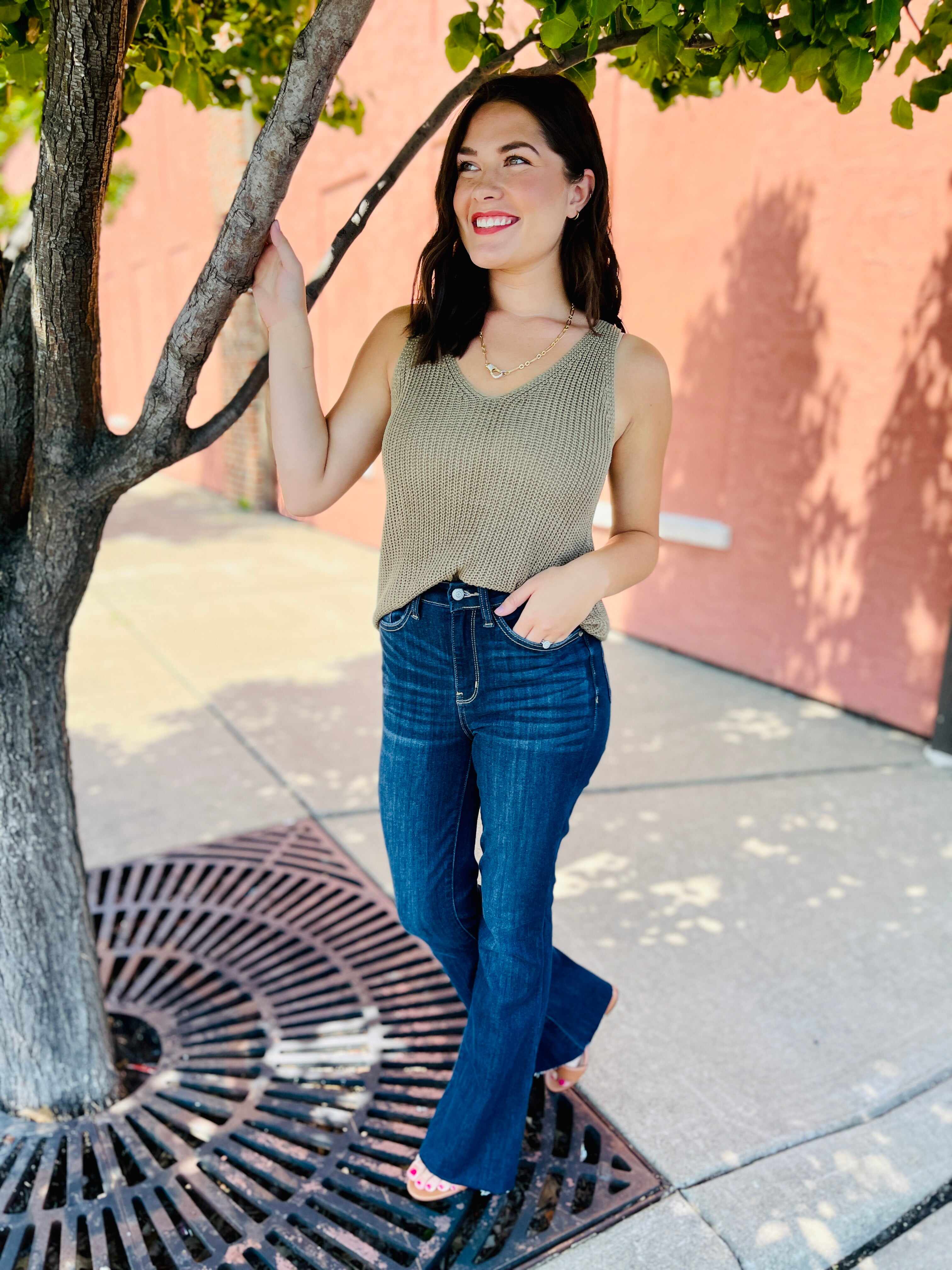 RESTOCK! REG/CURVY See Ya There Flare Jeans